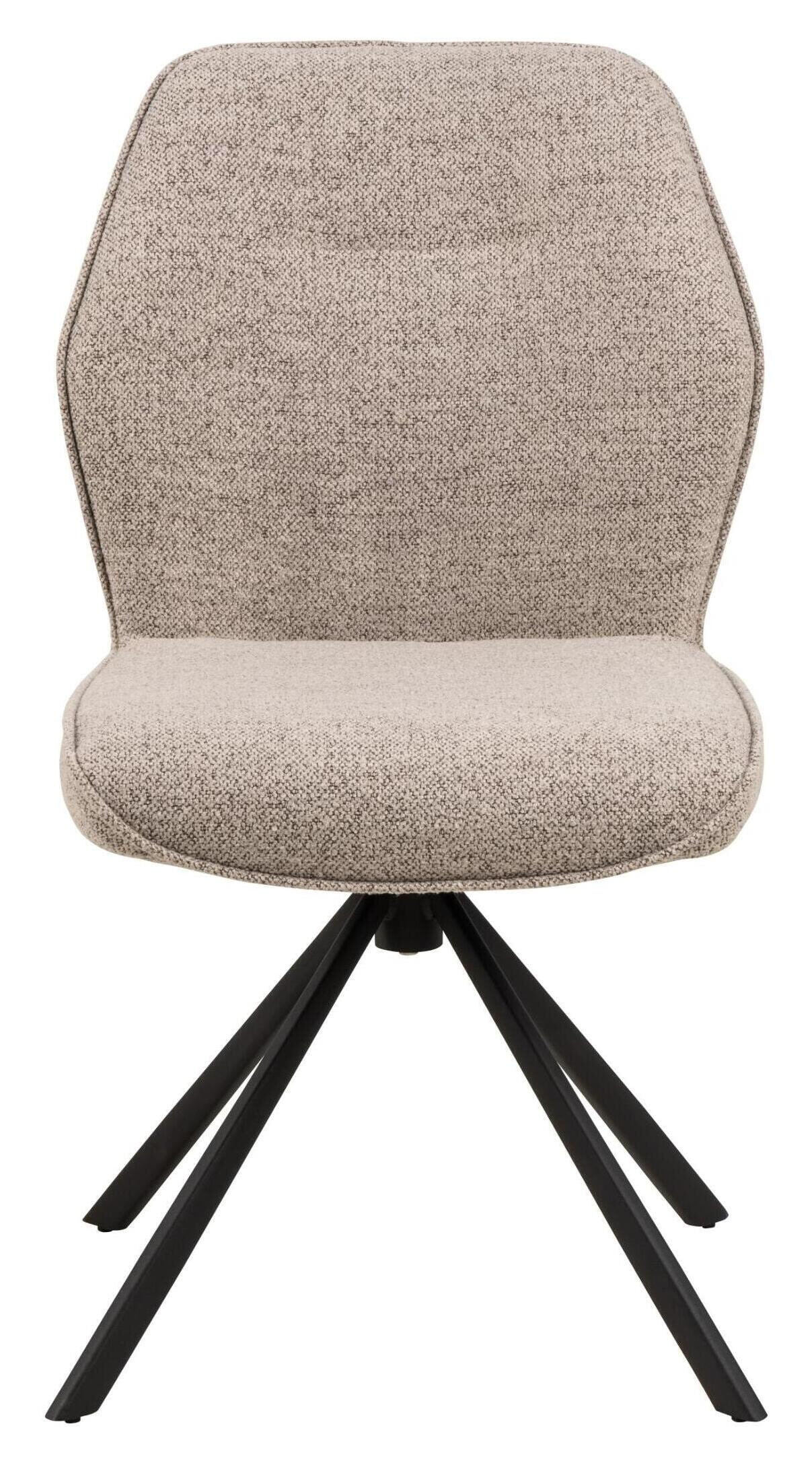 Bendt Draaibare Eetkamerstoel 'Chandler' Bouclé, kleur Beige