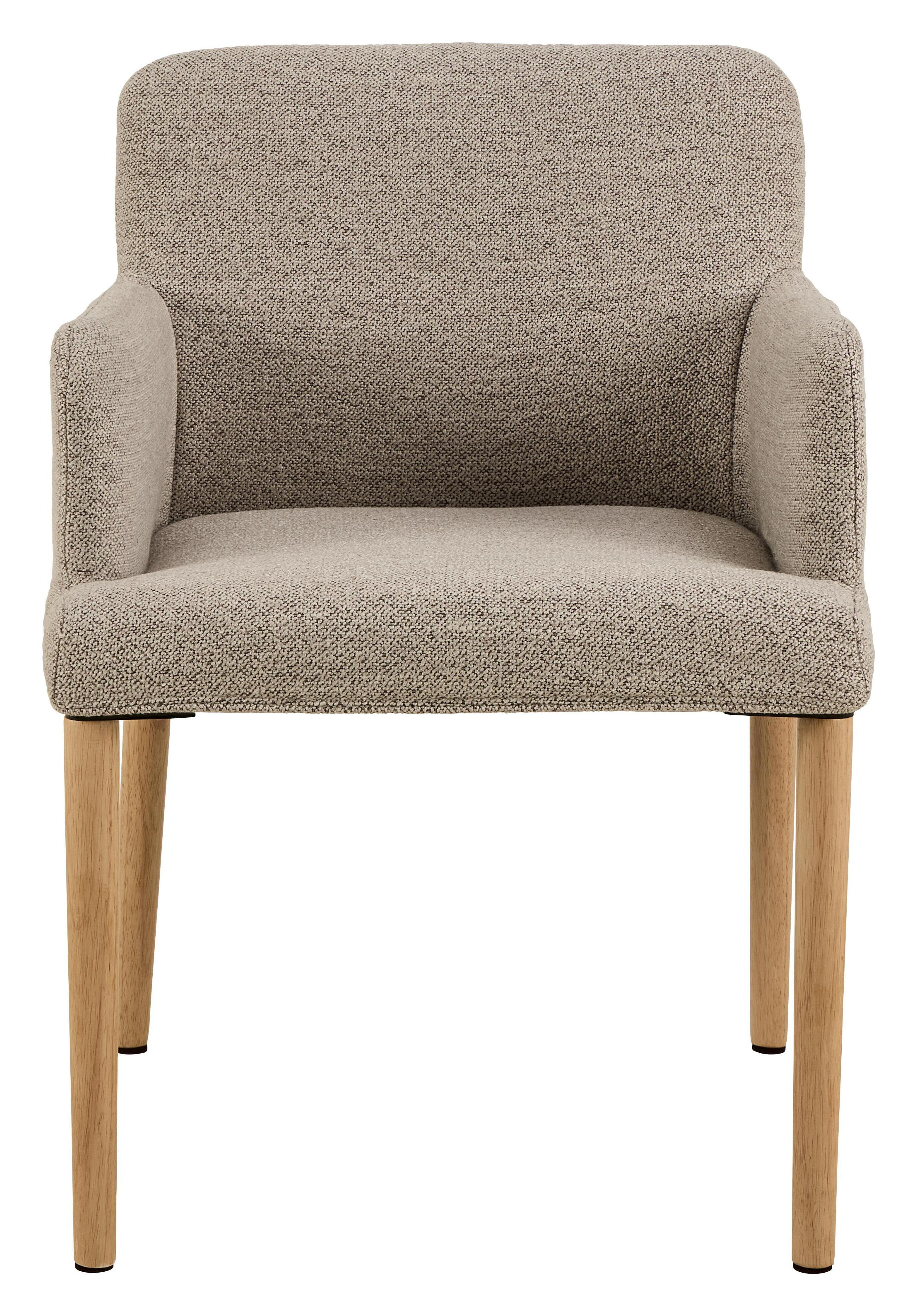 Bendt Eetkamerstoel 'Jeris' Bouclé, kleur Beige