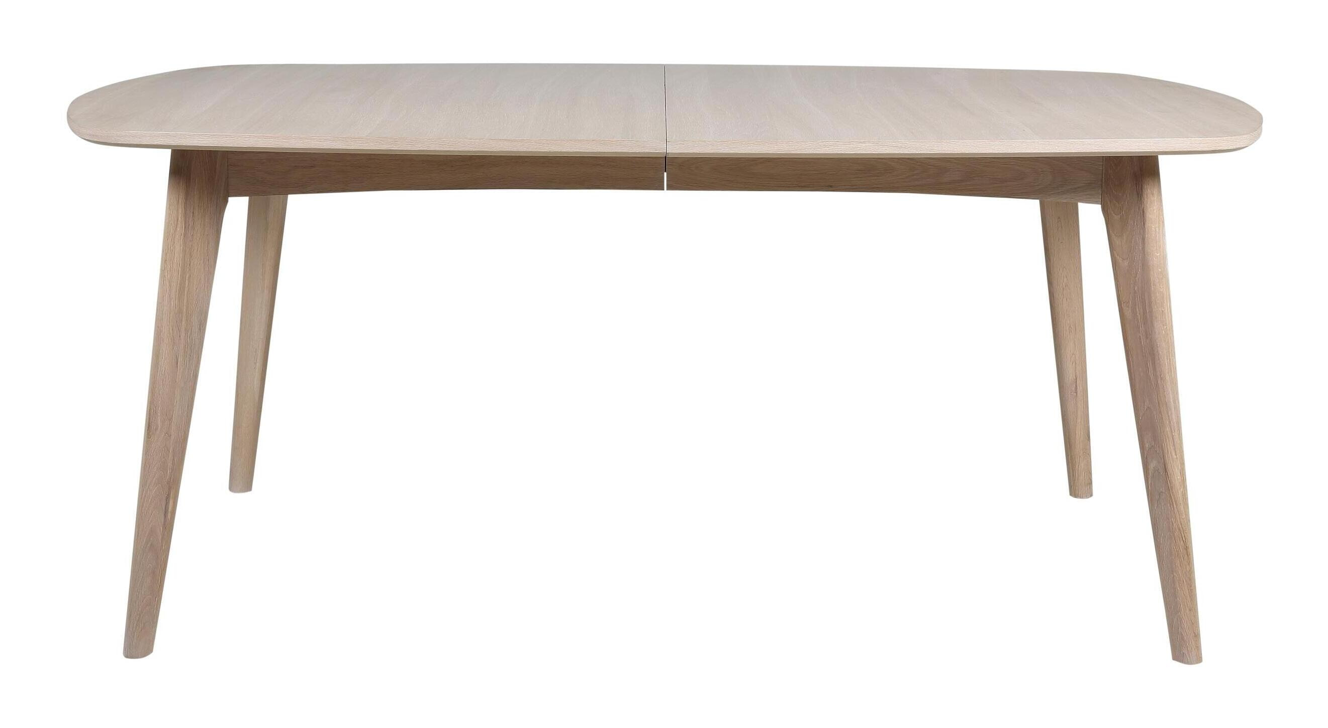 Bendt Eettafel 'Filip' Eiken, 180 x 102cm, kleur Wit