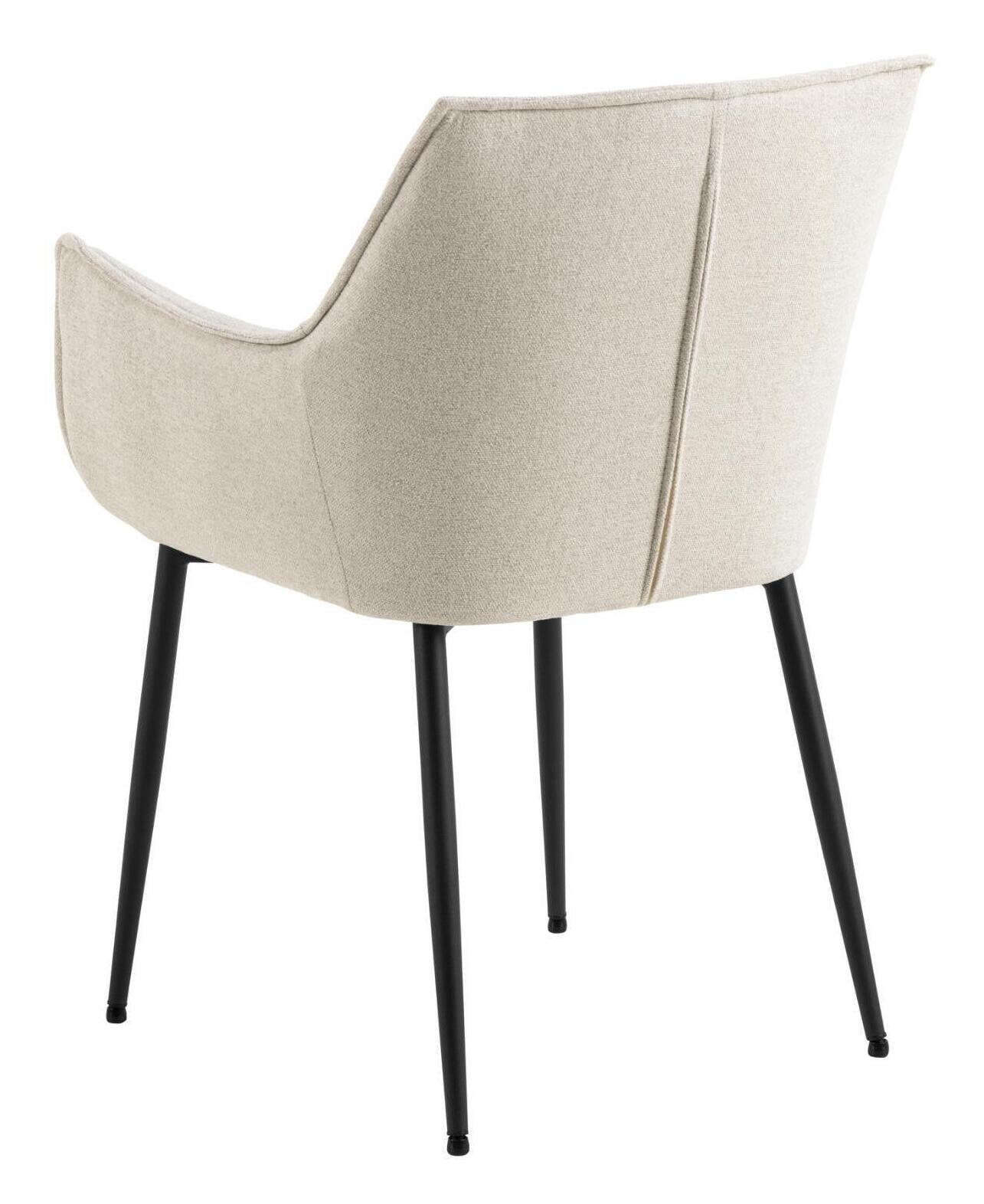 Bendt Eetkamerstoel 'Jestin' Structuurstof, kleur Beige