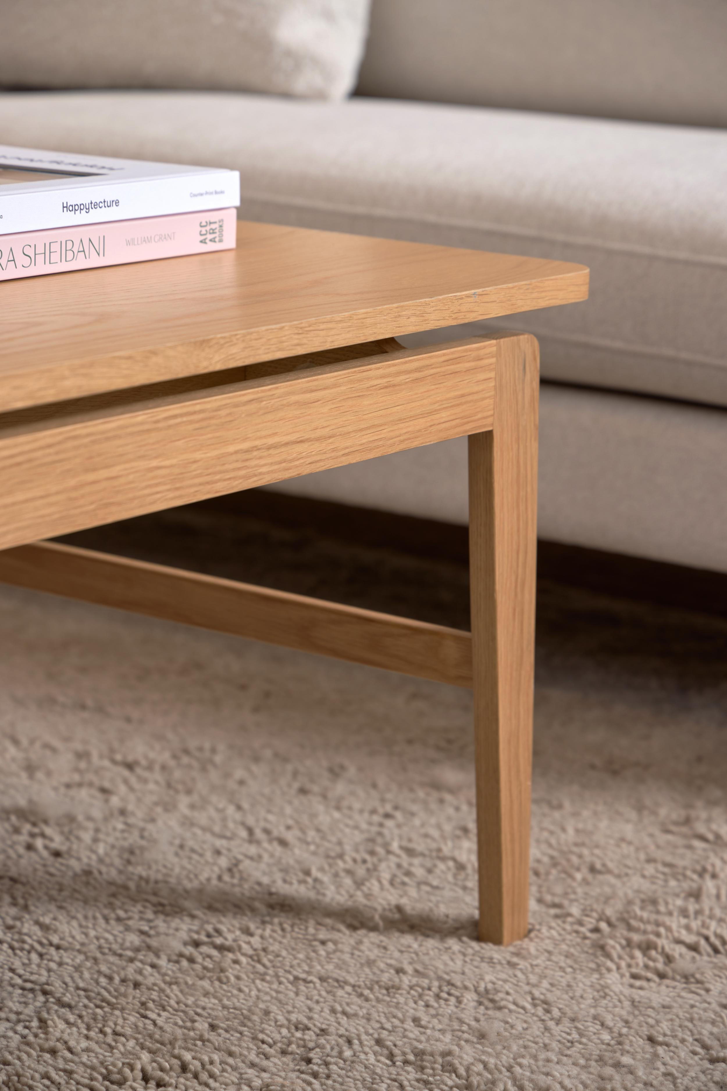 Bendt Salontafel 'Lierin' Eiken, 120 x 60cm