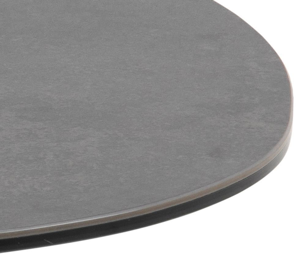 Bendt Organische Salontafel 'Serena' Keramiek, 84 x 77cm, kleur Zwart