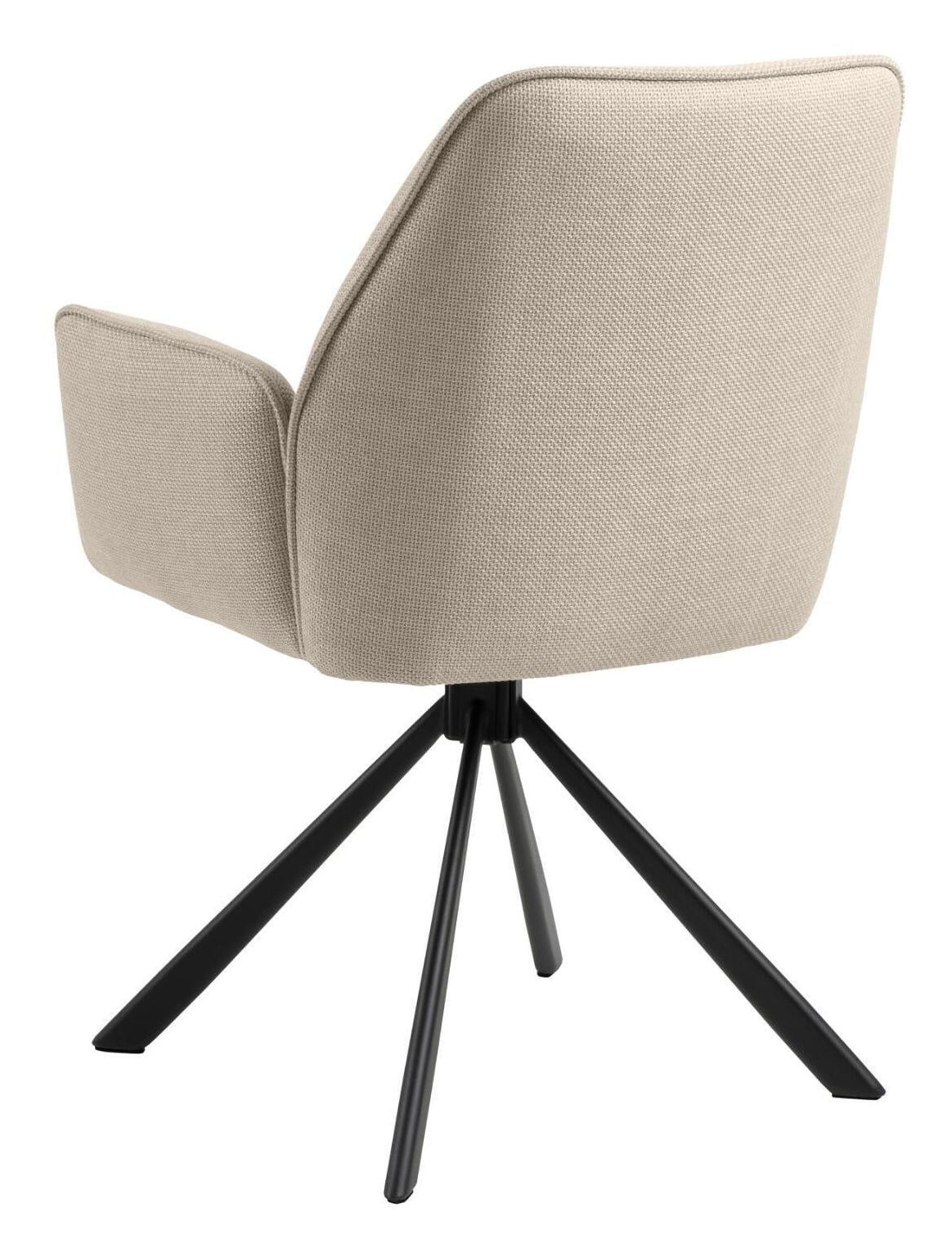 Bendt Draaibare Eetkamerstoel 'Dantrell' kleur Beige