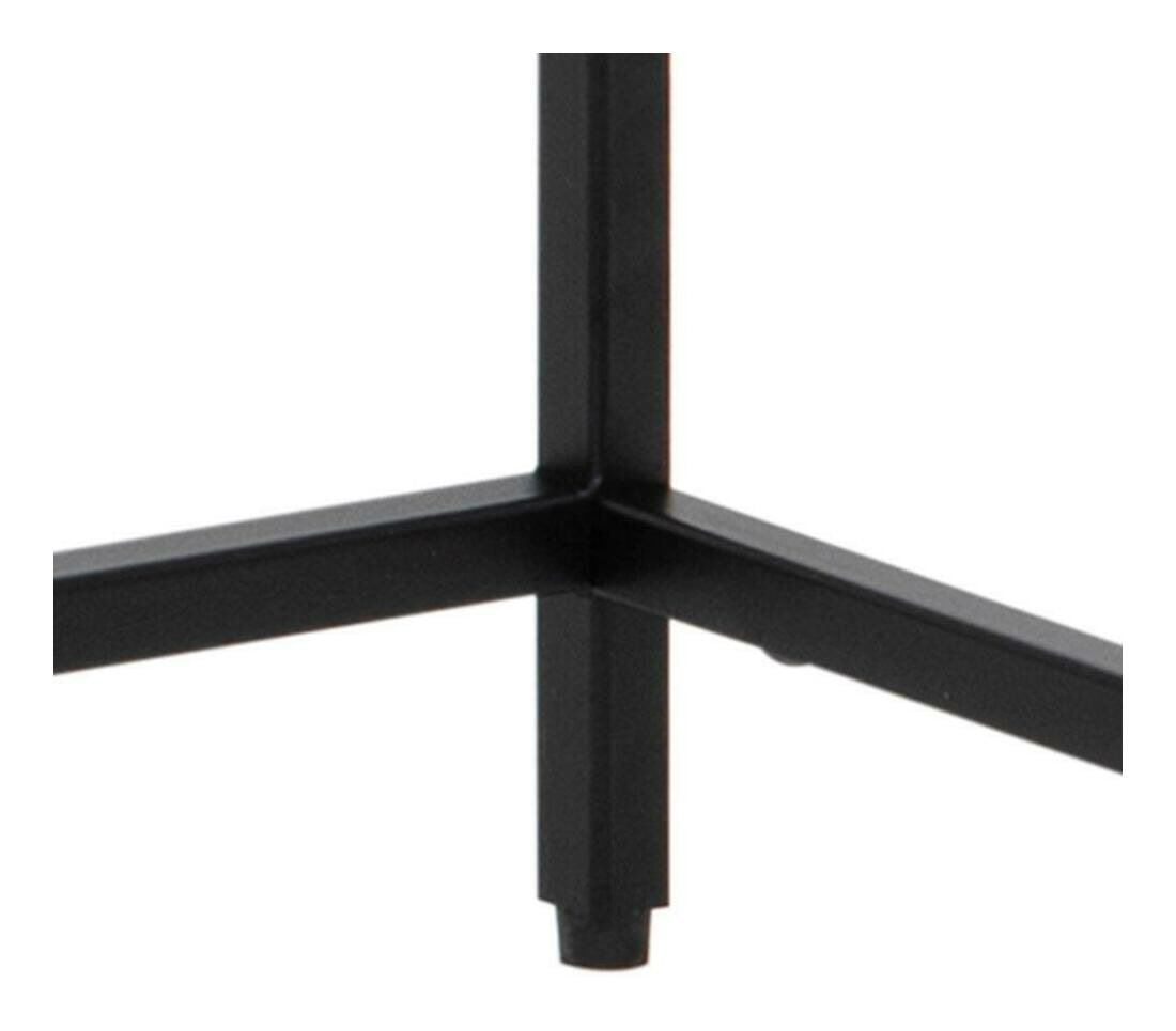 Bendt Sidetable 'Lua' metaal 100cm, kleur Zwart