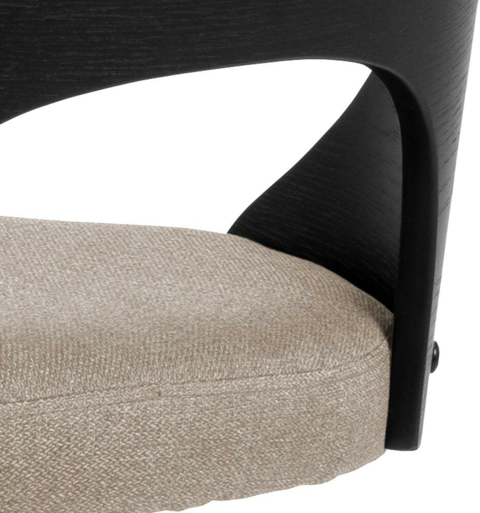 Bendt Draaibare Barkruk 'Vila' kleur Zand (zithoogte 62-84cm)