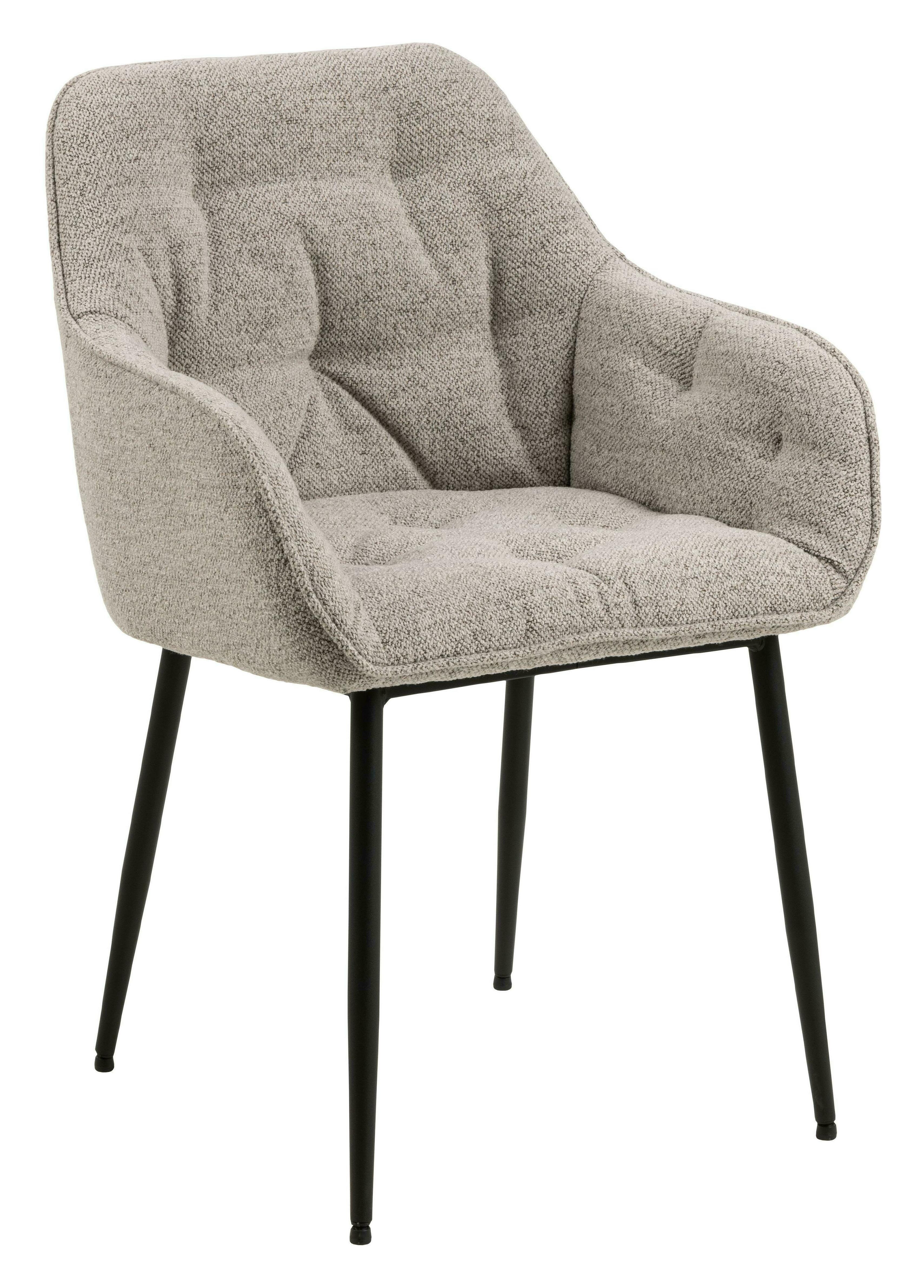 Sohome Eetkamerstoel 'Milly' Bouclé, kleur Beige