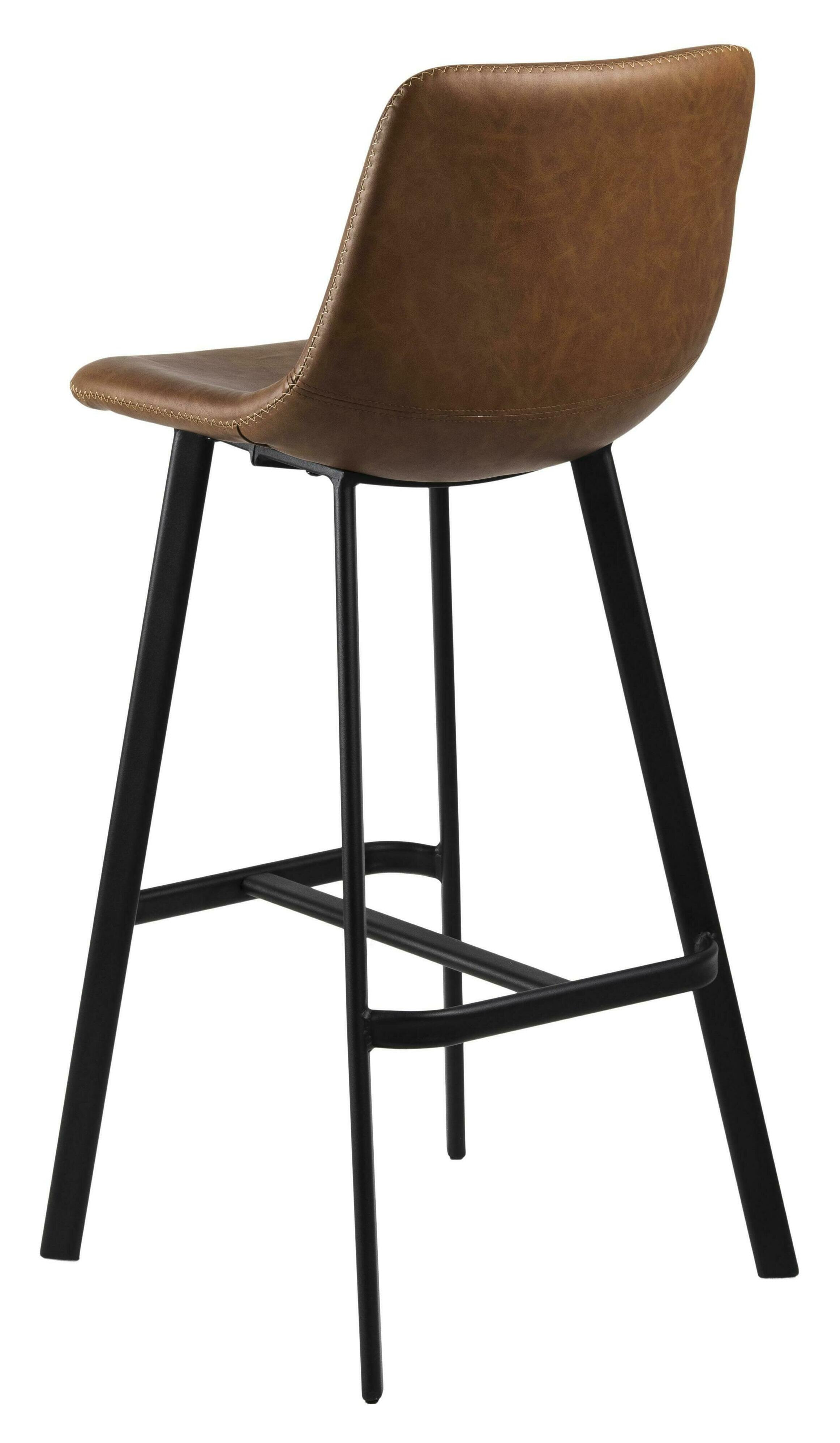 Bendt Barkruk 'Novi' PU, kleur Bruin