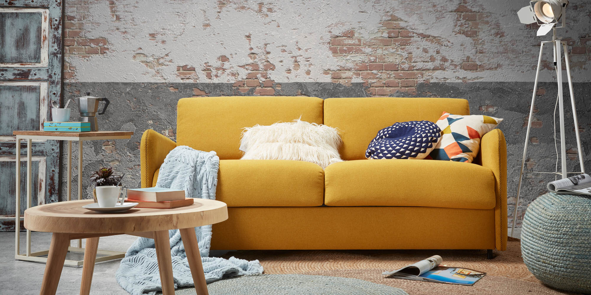 Kave Home Ronde Bijzettafel 'Wellcres' Mungurhout, 65cm