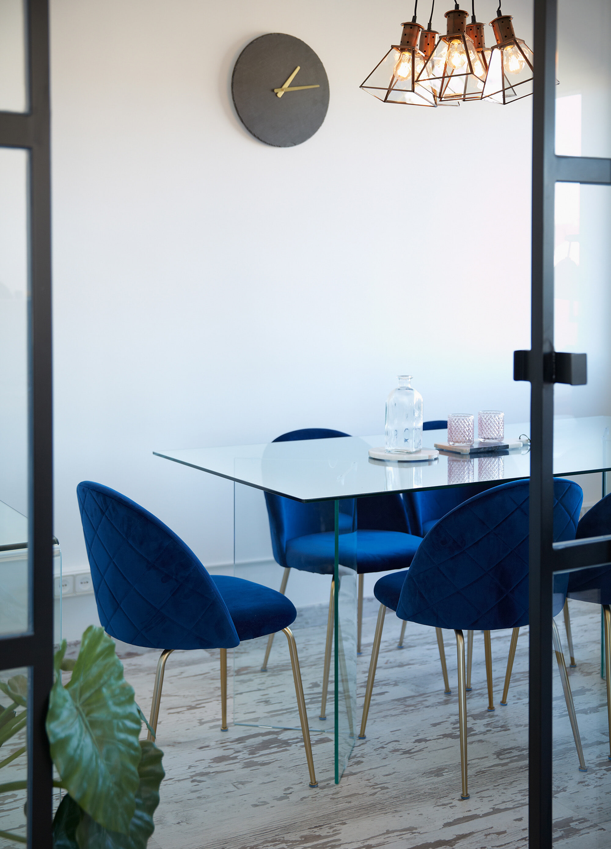 Kave Home Glazen Eettafel 'Burano', 180 x 90 cm