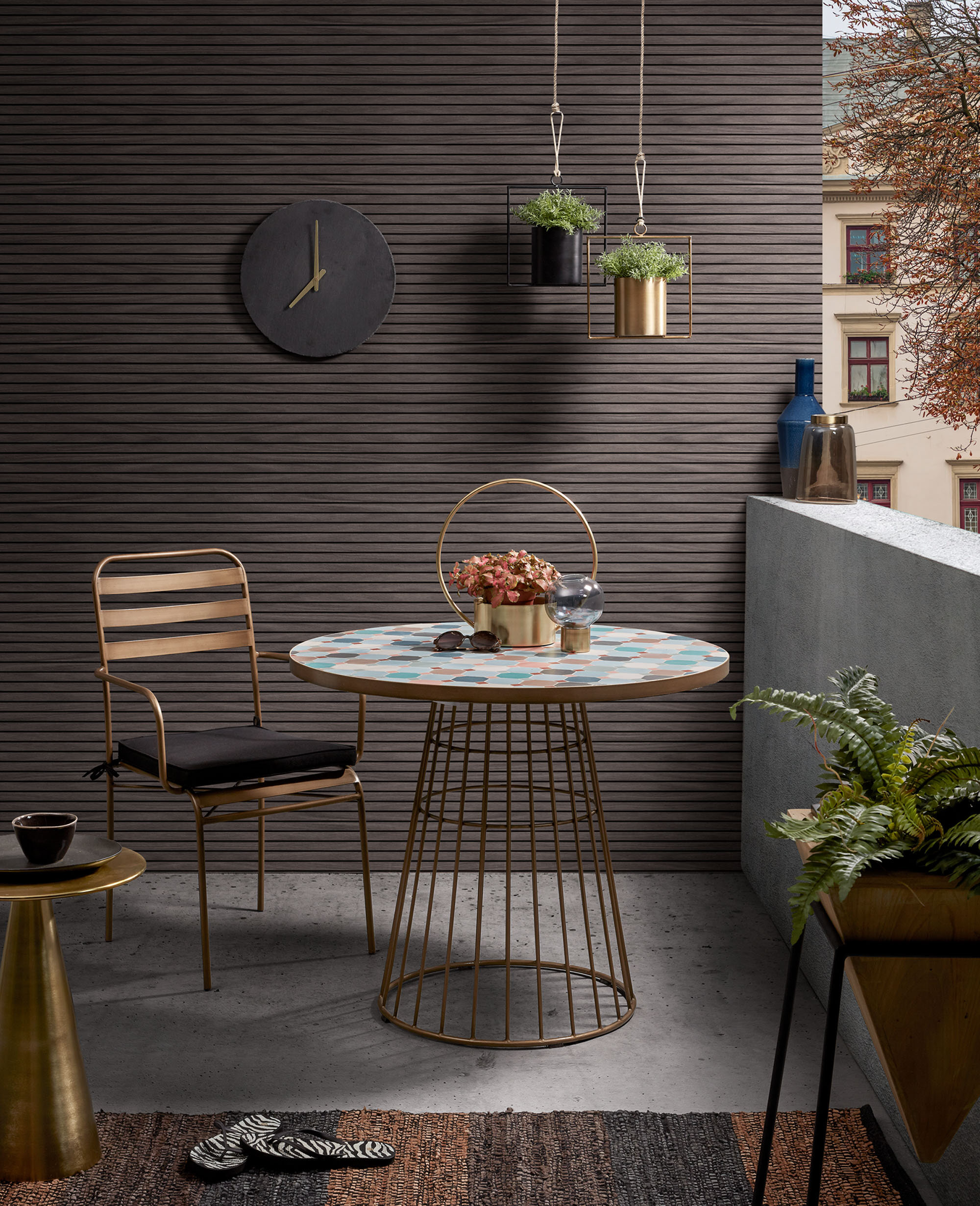 Kave Home Plantenpot 'Stared' Set van 2 stuks