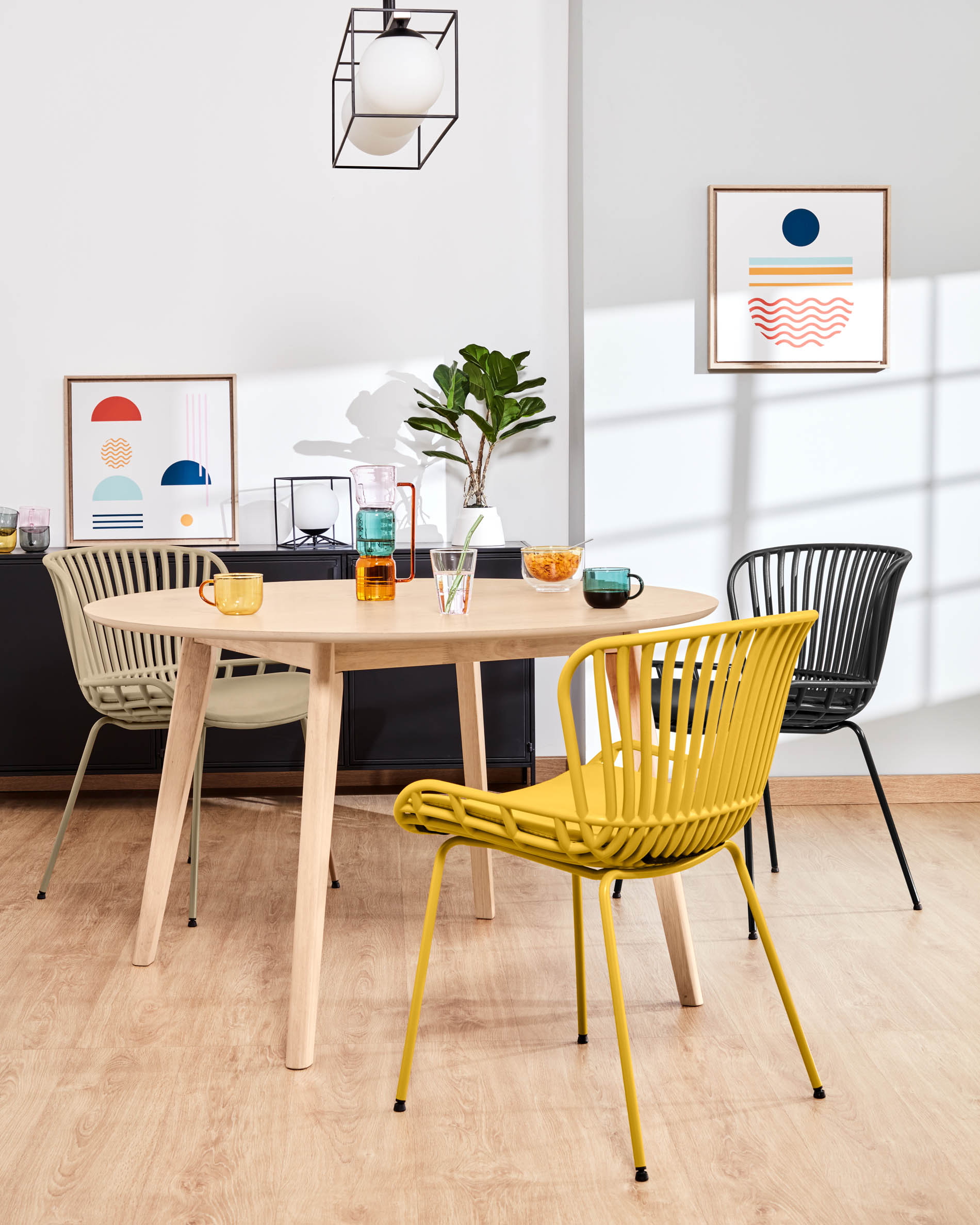 Kave Home Eetkamerstoel 'Surpik' kleur Beige