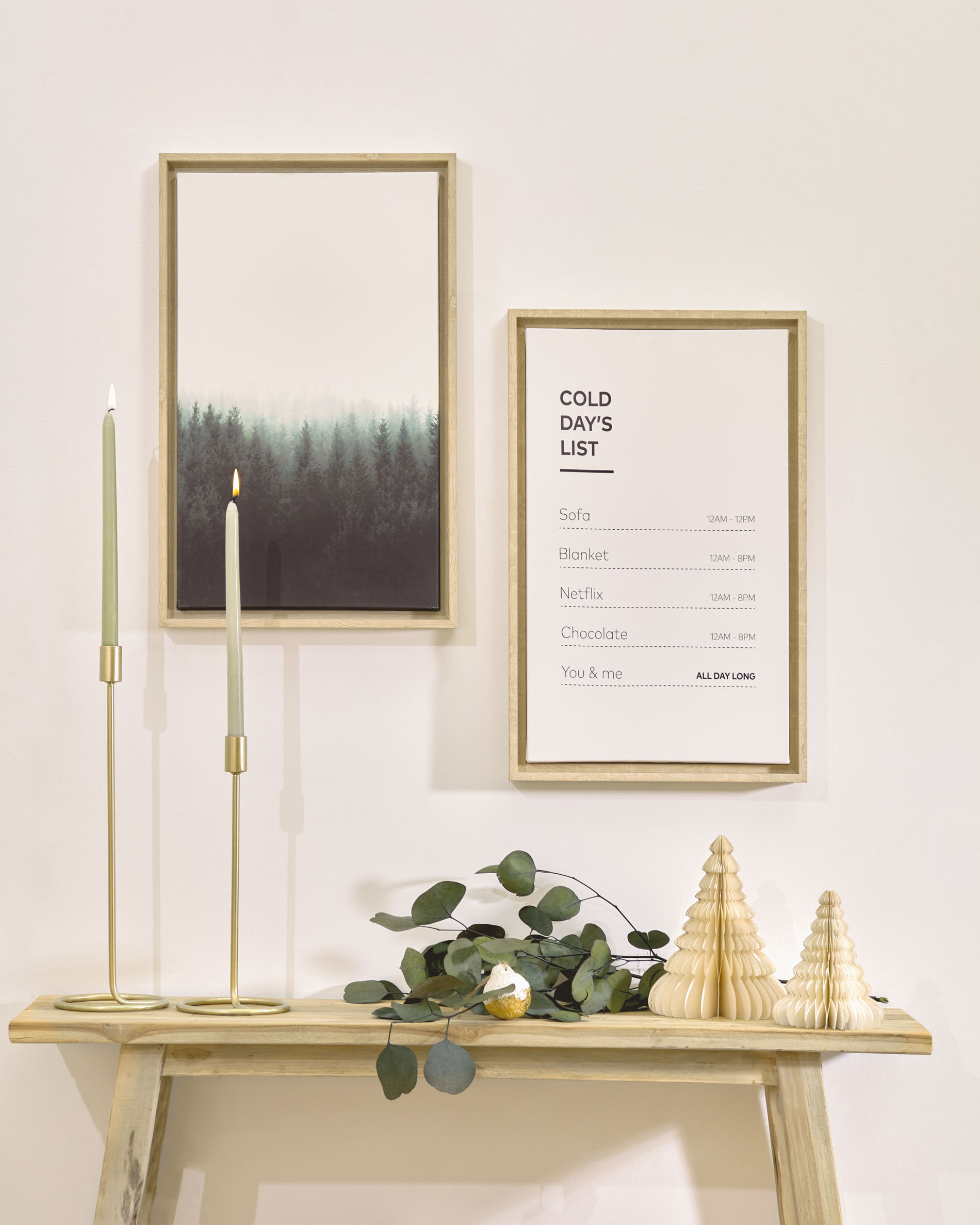 Kave Home Bankje 'Safara' Teakhout, 100cm