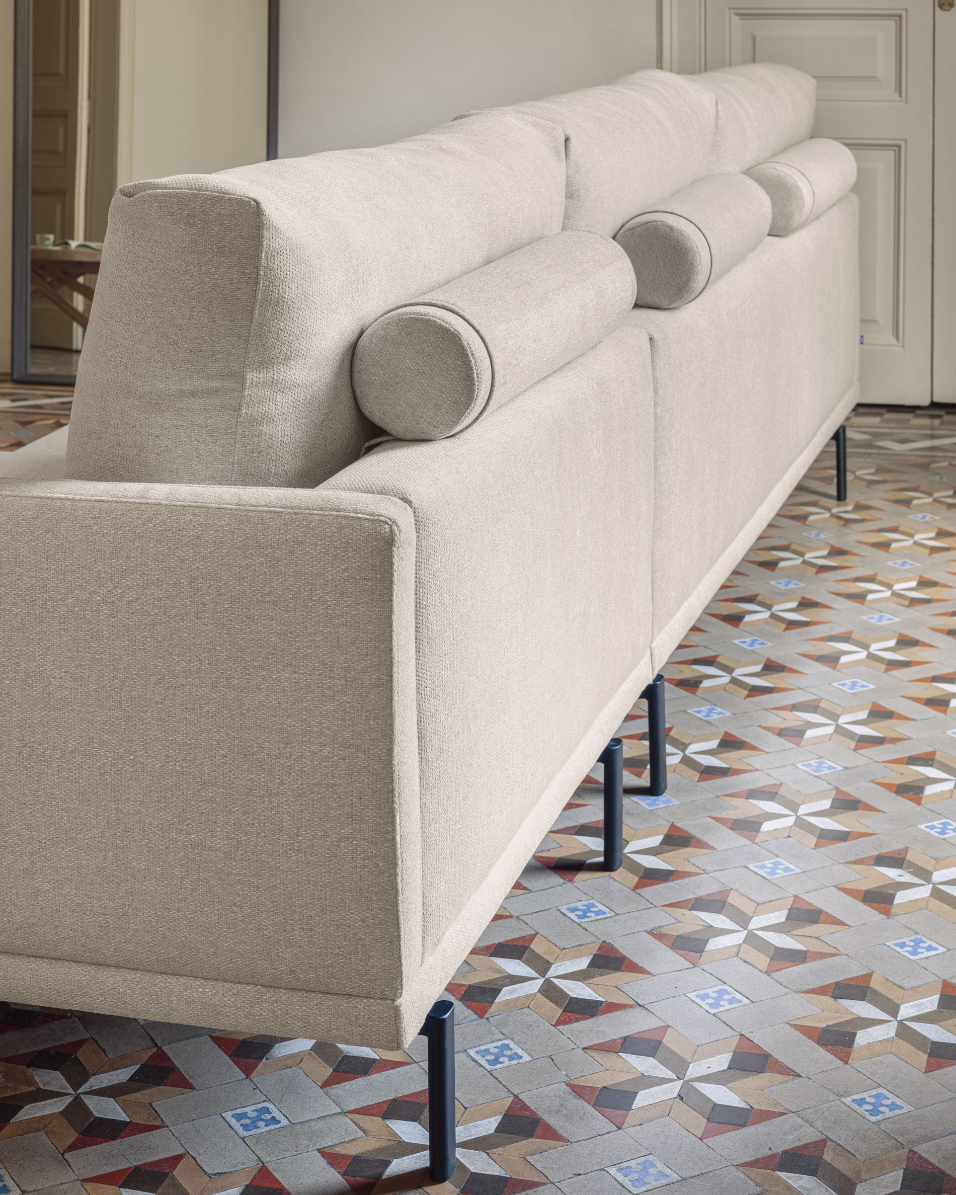 Kave Home 4-zits Loungebank 'Galene' Rechts, 314cm, kleur Beige
