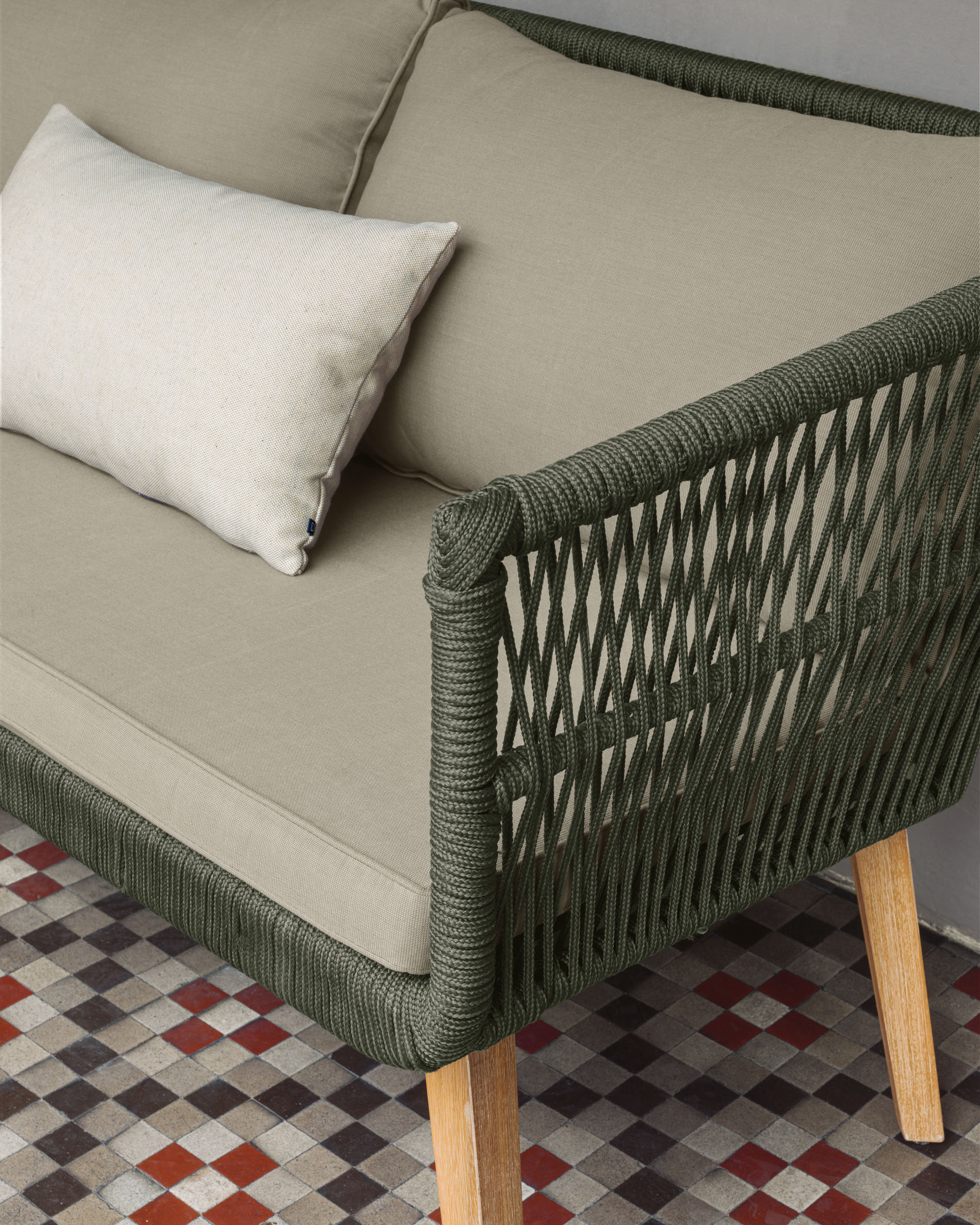 Kave Home Tuinset 'Inti' kleur Groen