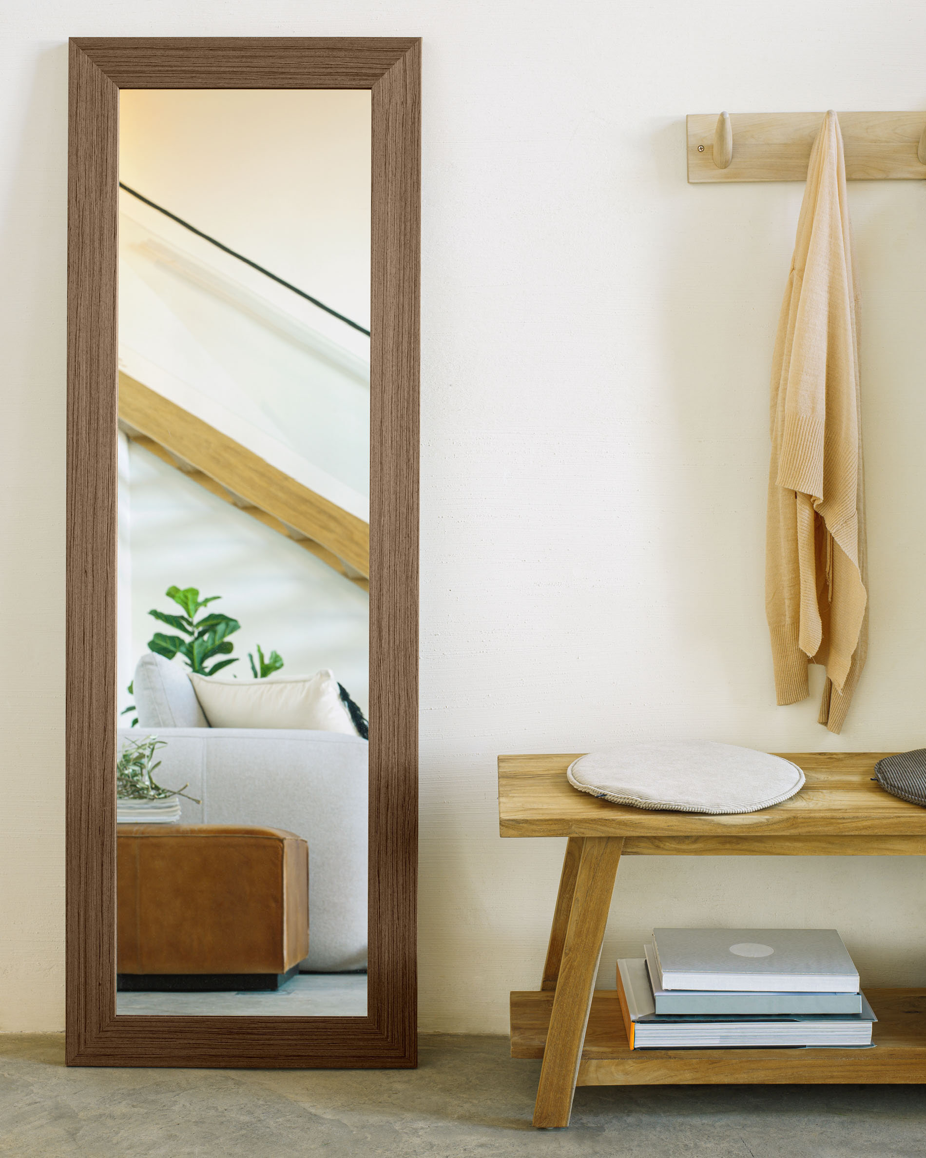Kave Home Bankje 'Safara' Teakhout, 150cm