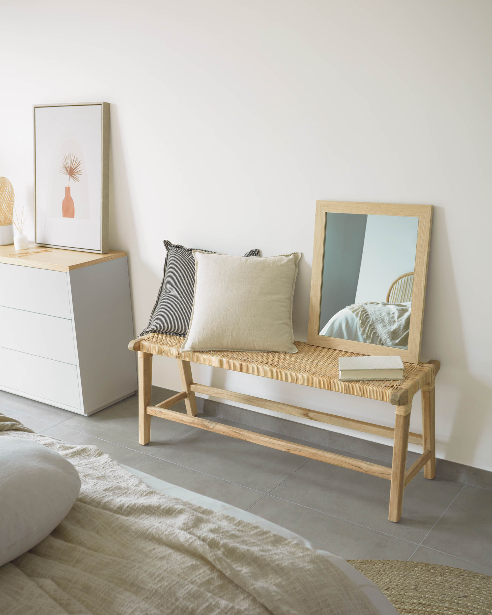 Kave Home Bankje 'Beida' 120cm