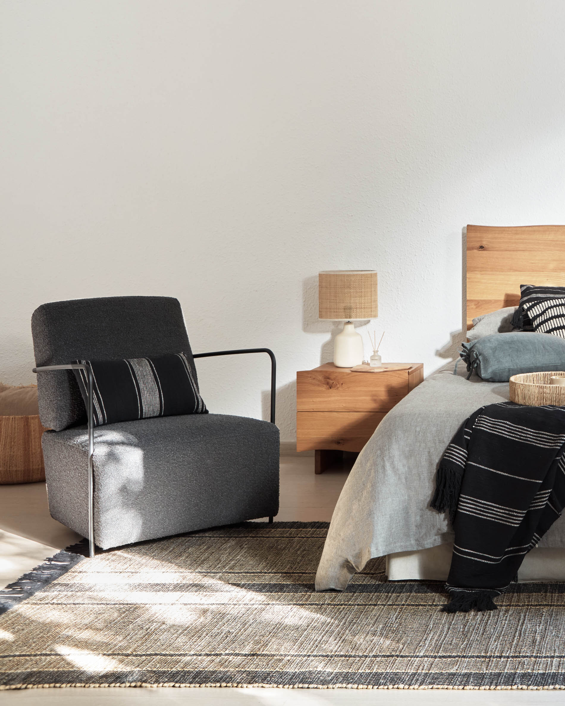 Kave Home Tafellamp 'Erna' Bamboe