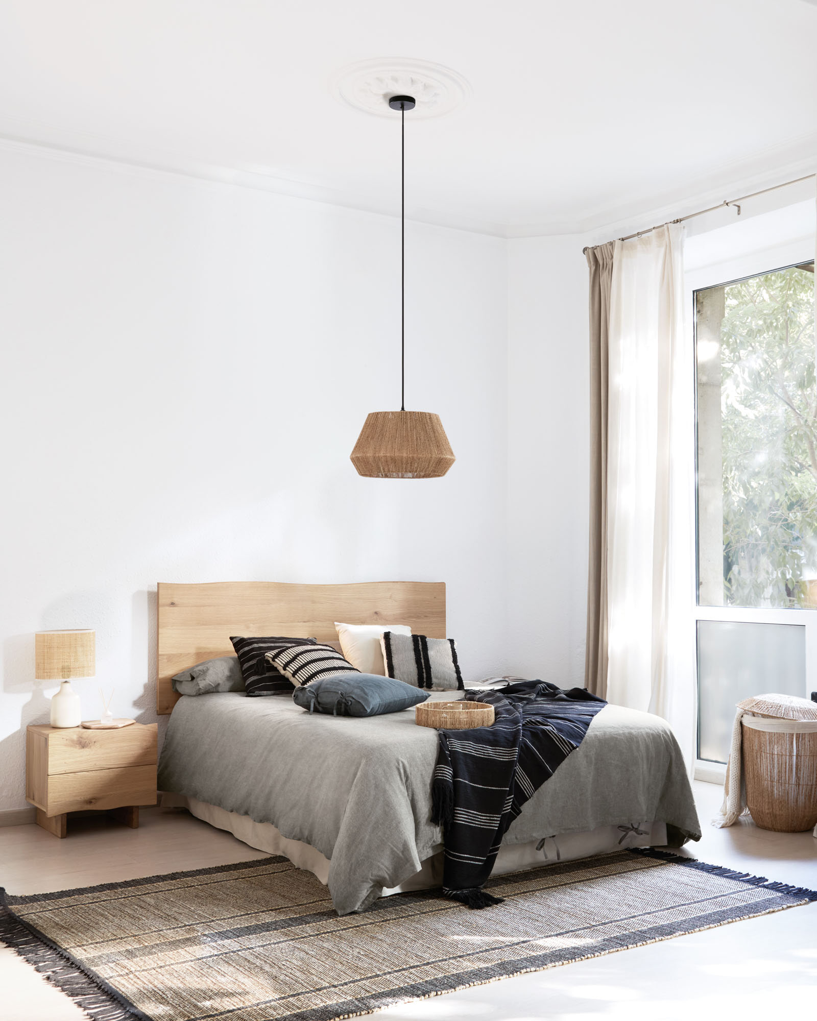 Kave Home Lampenkap 'Crismilda' Jute, 49cm