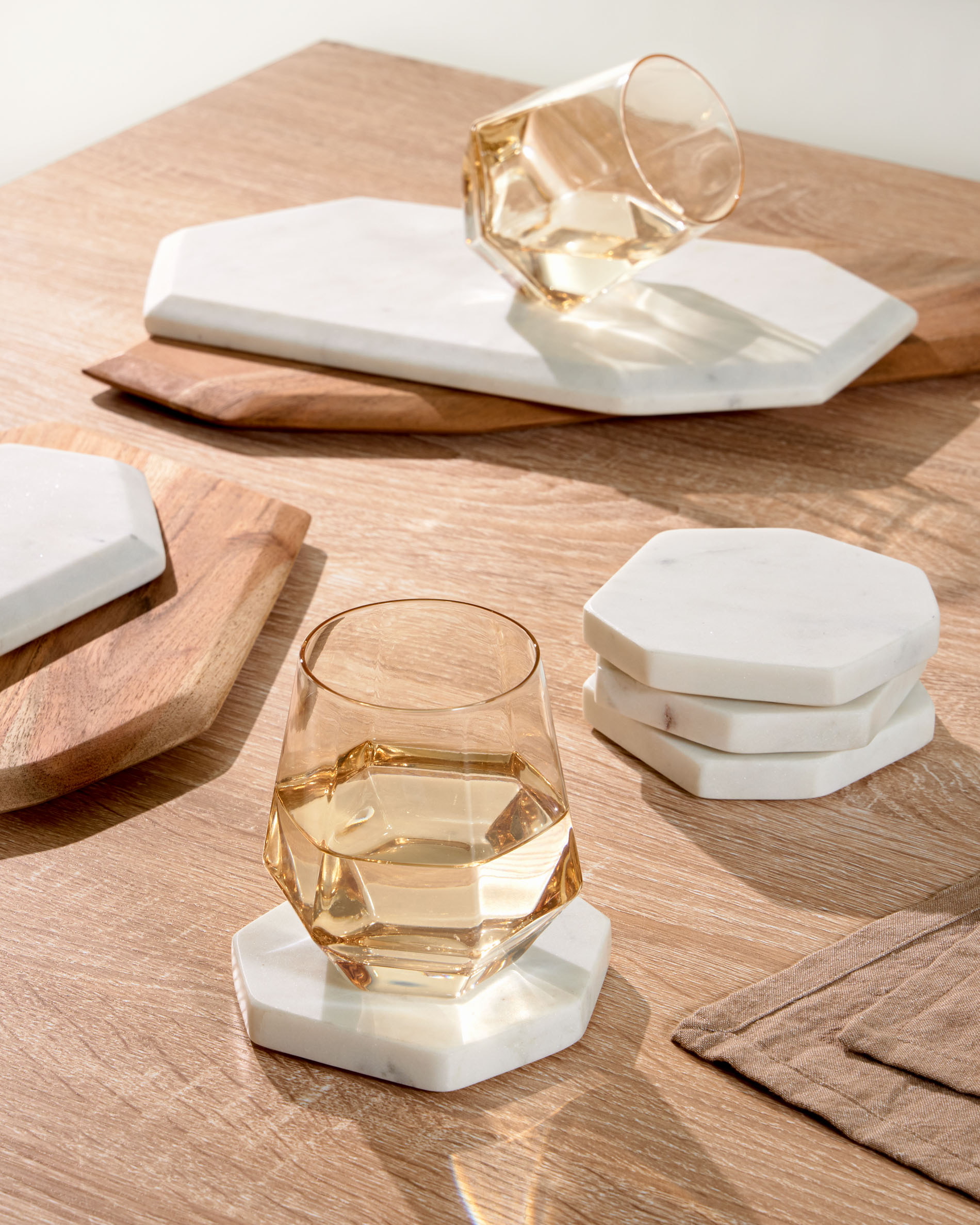 Kave Home Eettafel 'Argo' Eikenlook, 180 x 100cm, kleur Naturel