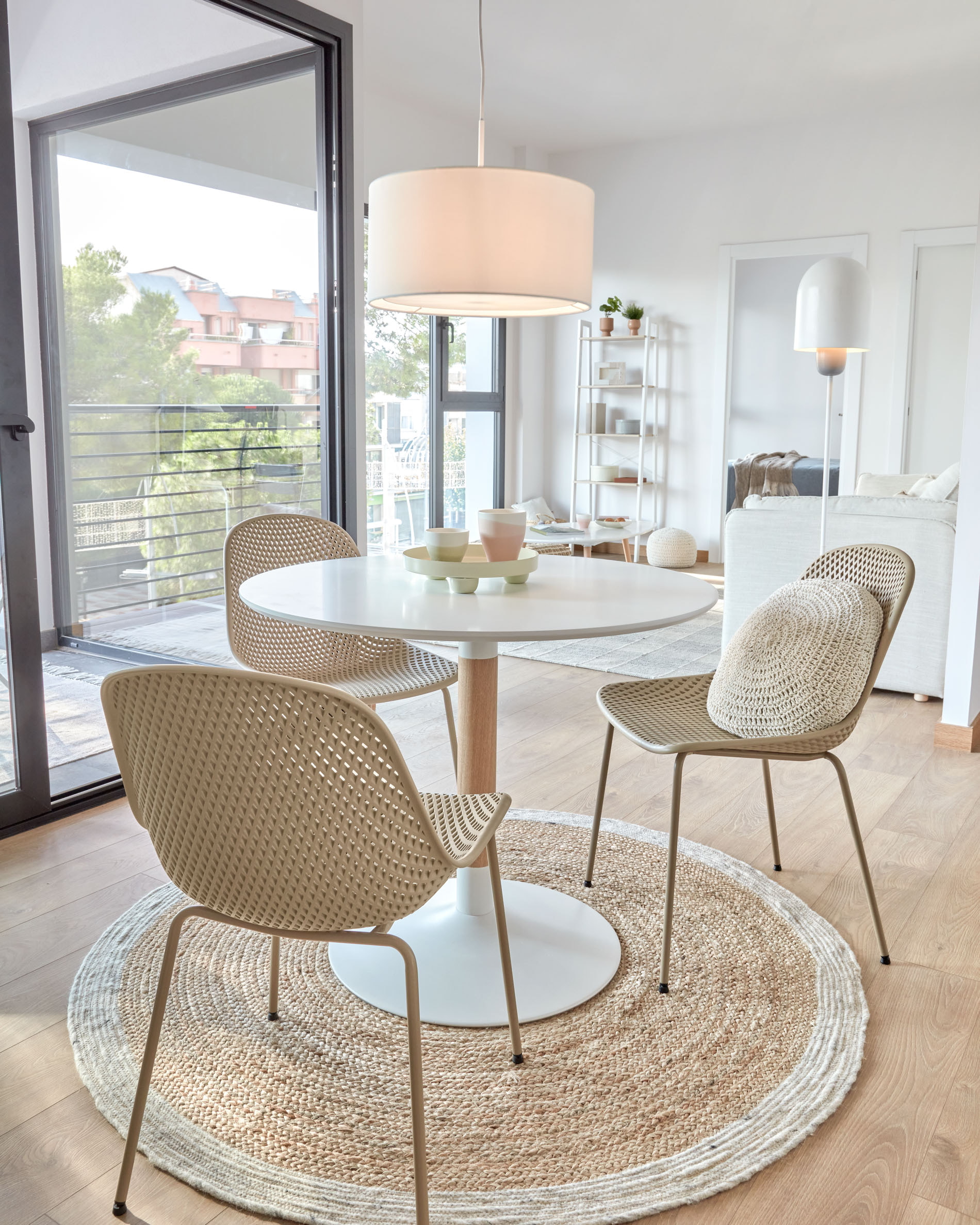 Kave Home Tuin / Eetkamerstoel 'Quinby', kleur Beige