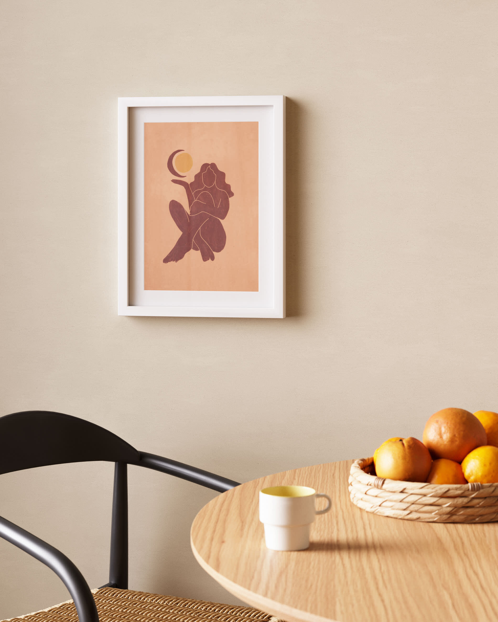 Kave Home Uitschuifbare Ronde Eettafel 'Oqui' 120 - 200 x 120cm, kleur Eiken Naturel