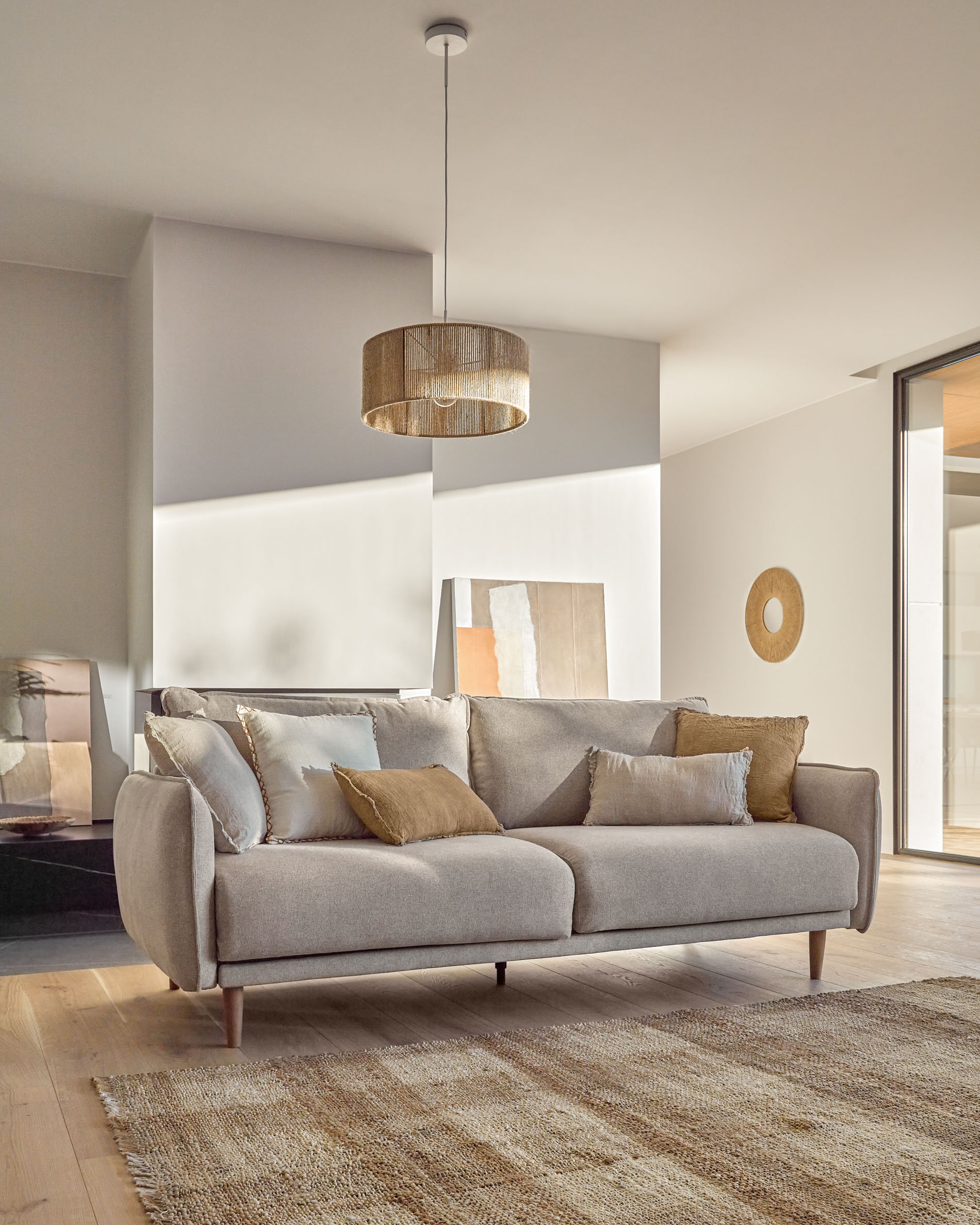 Voeg een bohemian flair toe aan je interieur met deze natuurlijke lampenkap van Light & Living! ✓ Gratis verzending vanaf 50 euro ✓ 2 jaar garantie