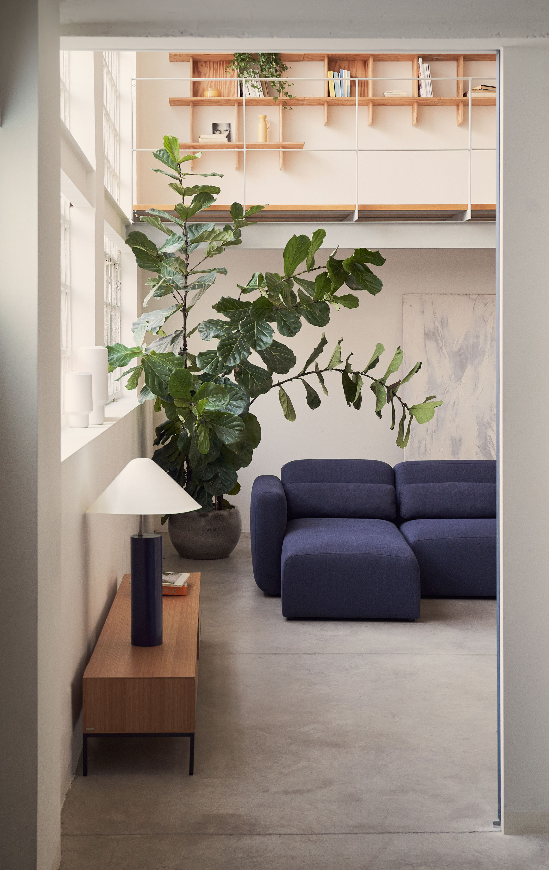 Kave Home TV-meubel 'Vedrana' Laag, Eiken, 195cm