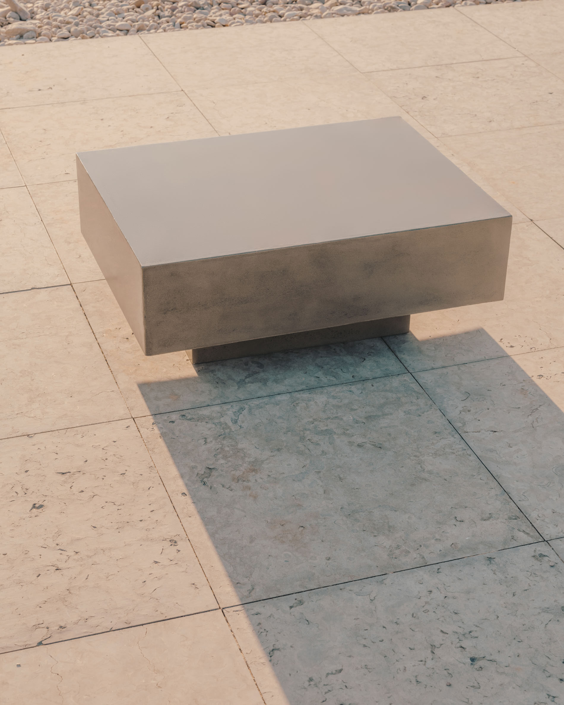 Kave Home Salontafel 'Rustella' Cement, 80 x 60cm