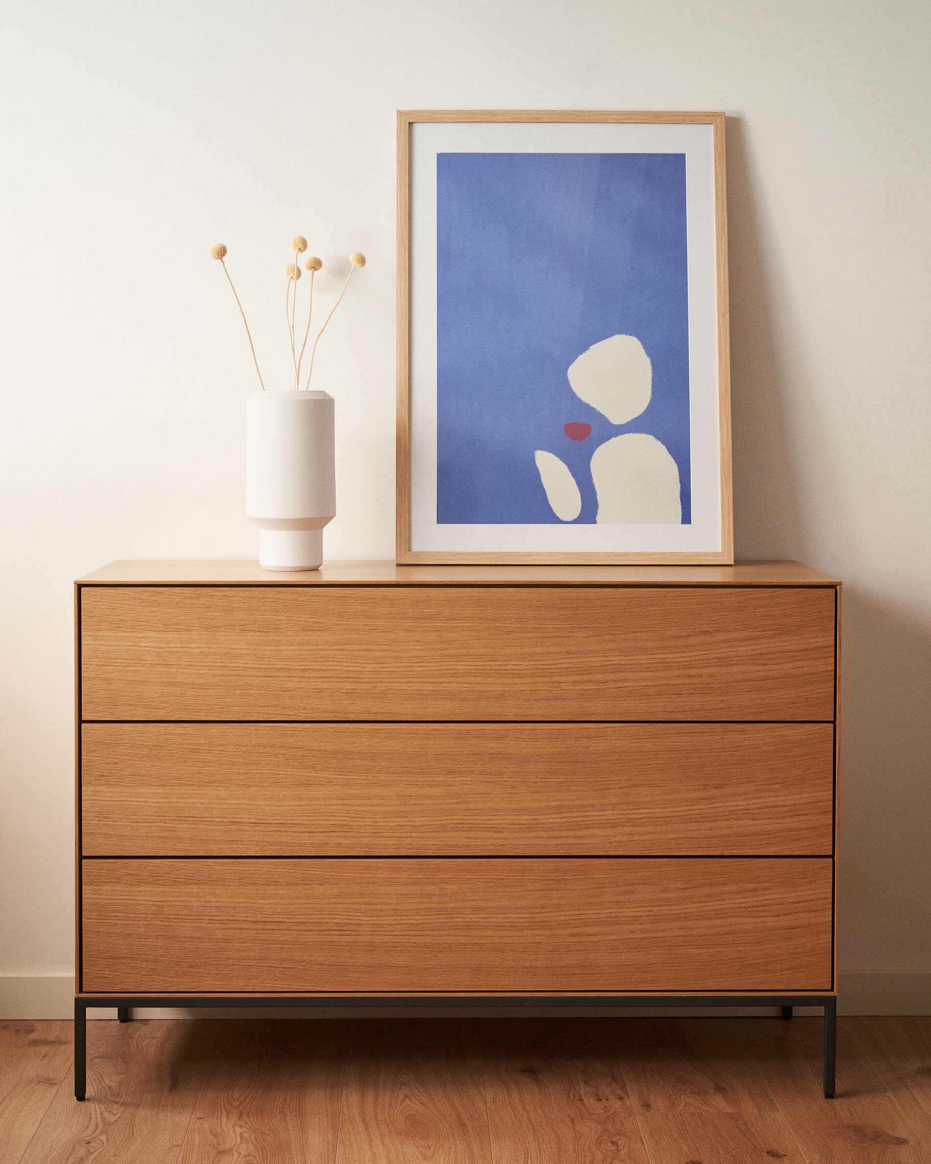 Kave Home Ladekast 'Vedrana' Eiken, 75 x 110cm