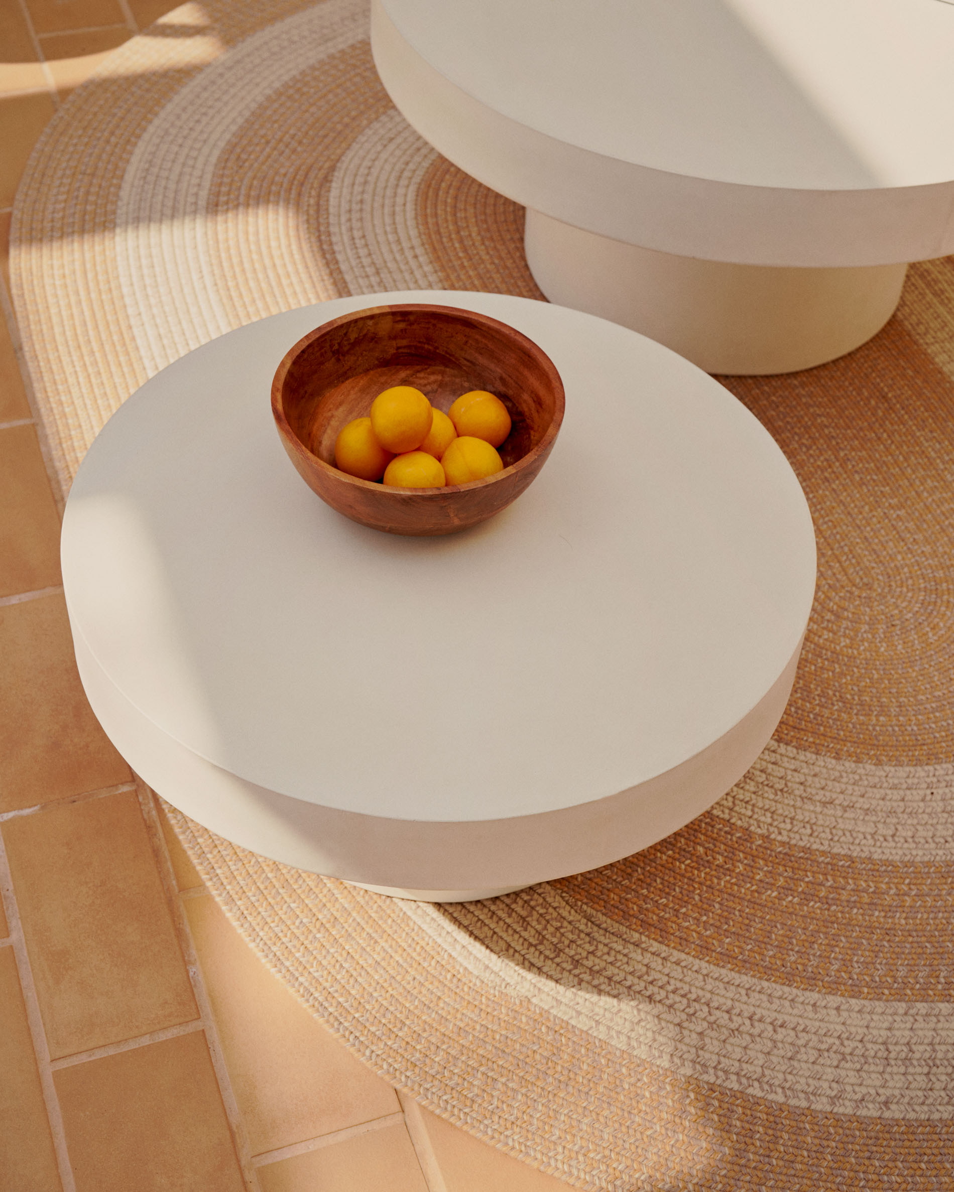 Kave Home Ronde Salontafel 'Aiguablava' Beton, 66cm