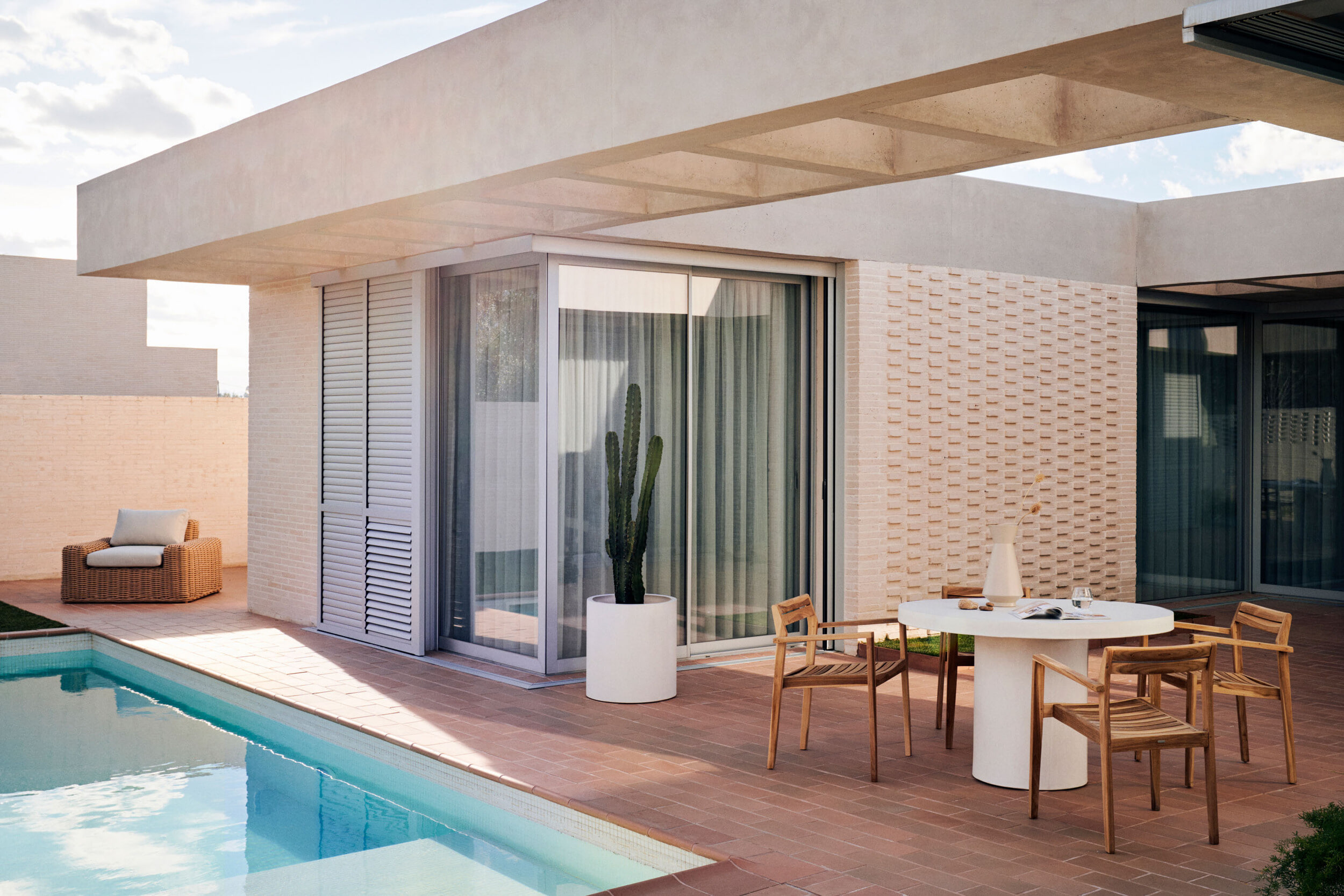 Kave Home Tuinstoel 'Victoire' Teakhout