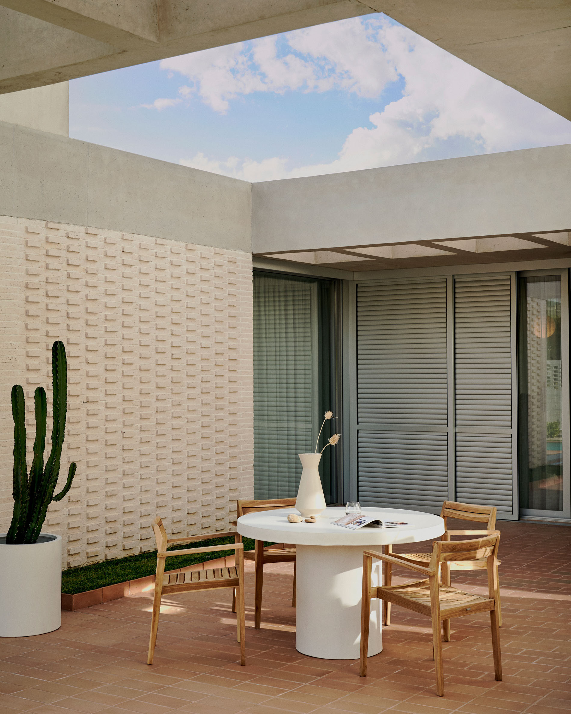 Kave Home Tuinstoel 'Victoire' Teakhout