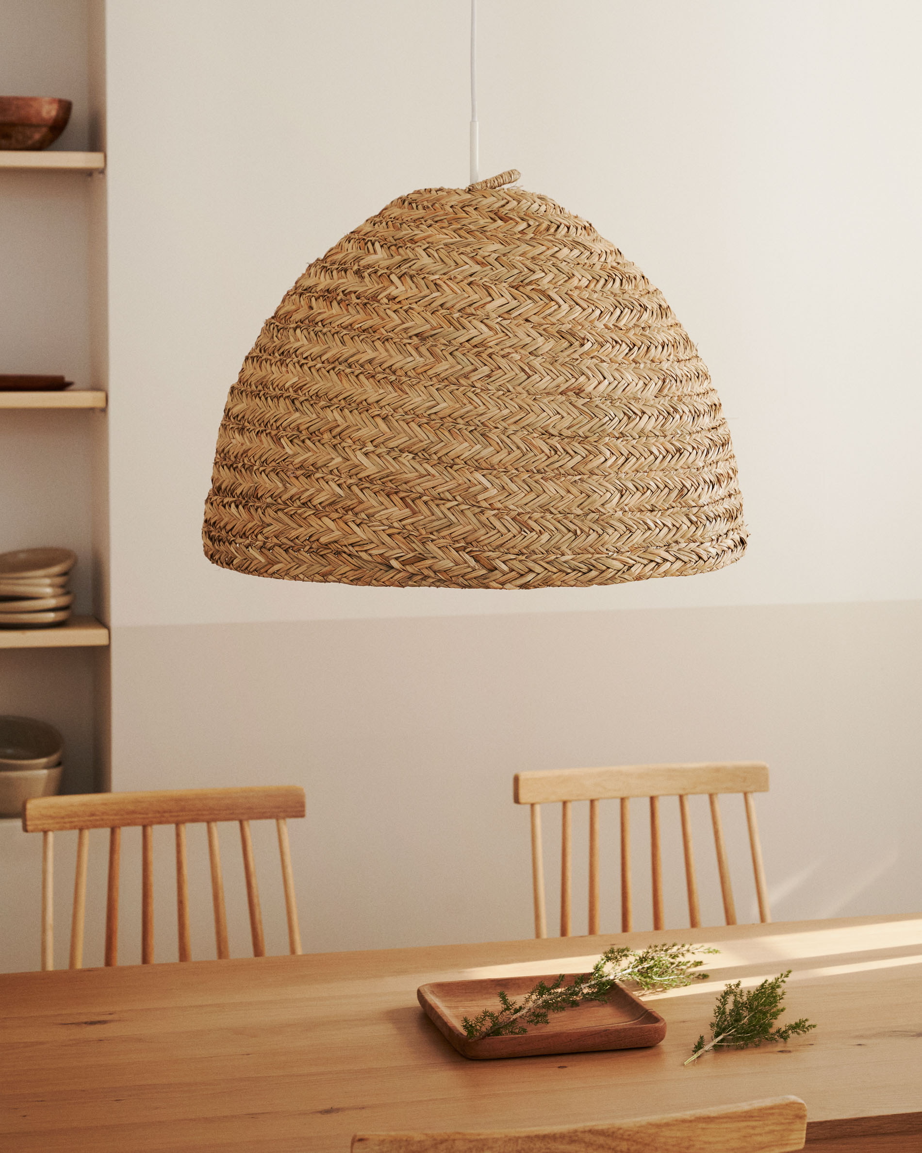Kave Home Uitschuifbare Eettafel 'Yain' Eiken, 120-180 x 80cm
