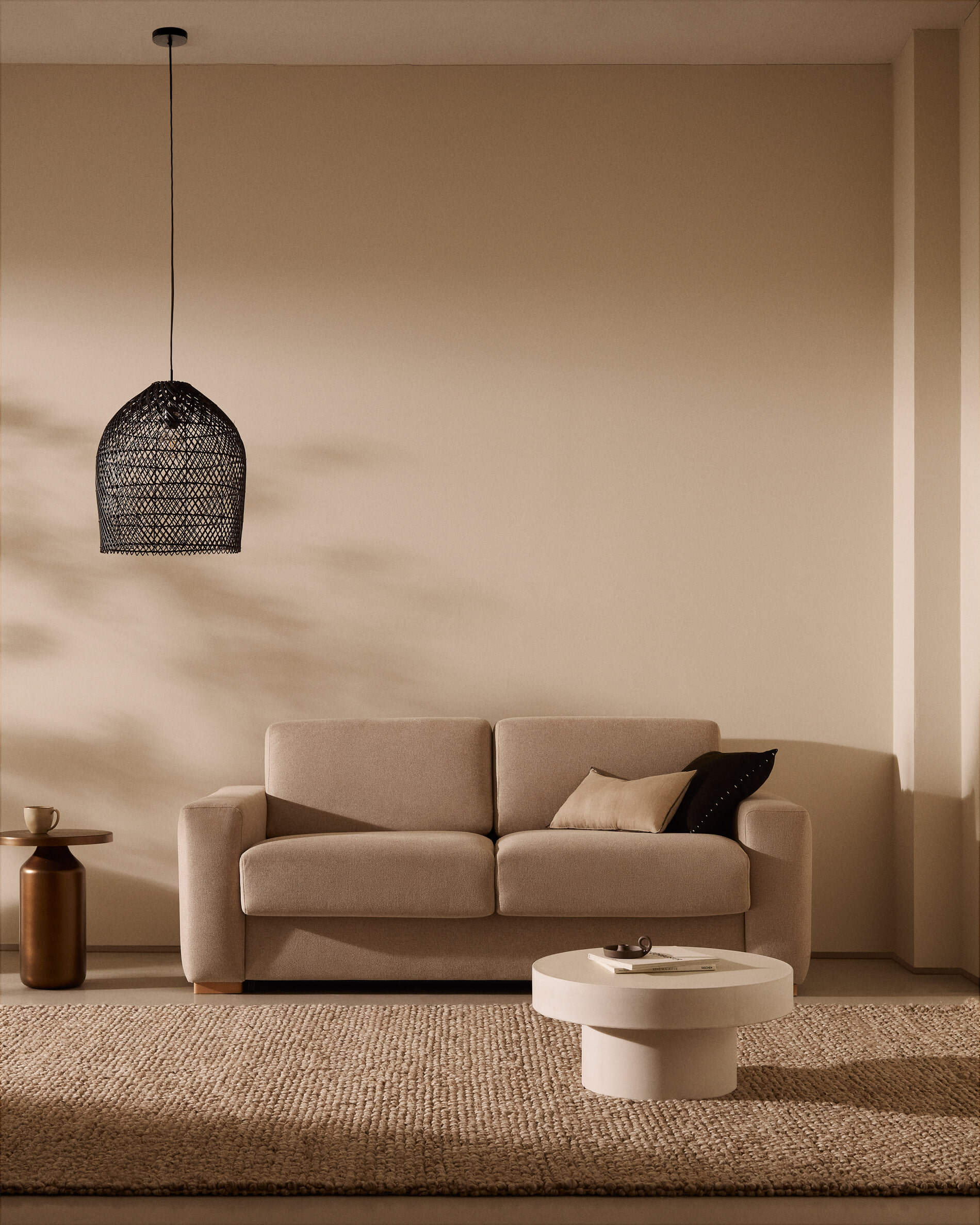 Kave Home Slaapbank 'Anley' 140 x 200cm, kleur Beige