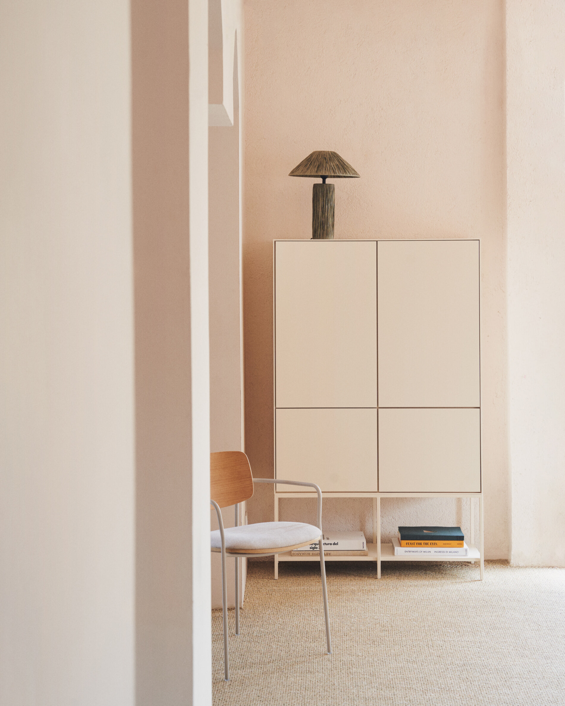 Kave Home Eetkamerstoel 'Maureen' Eiken, kleur Beige