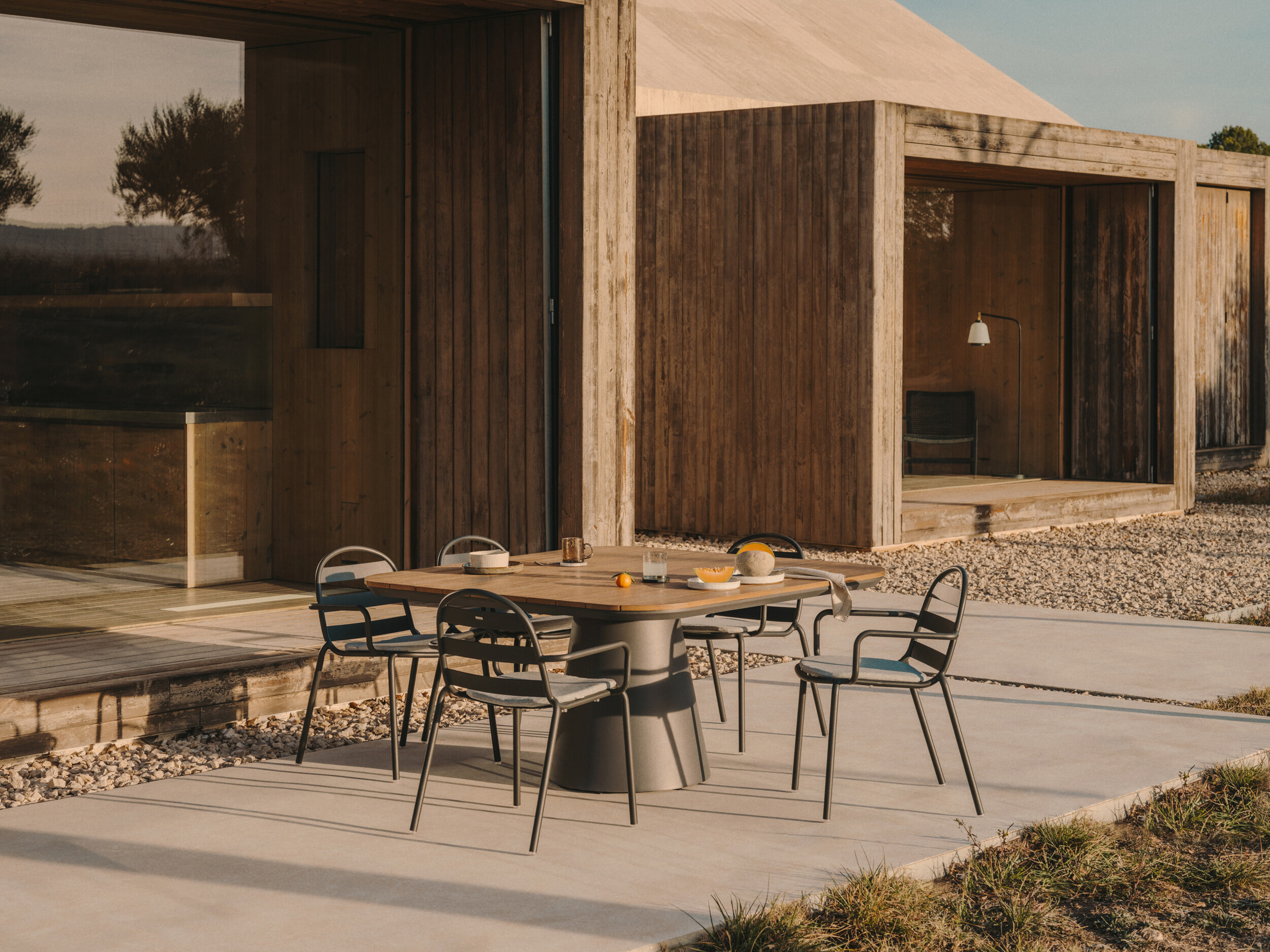 Kave Home Vierkante Tuintafel 'Tudons' Teakhout, 148 x 148cm