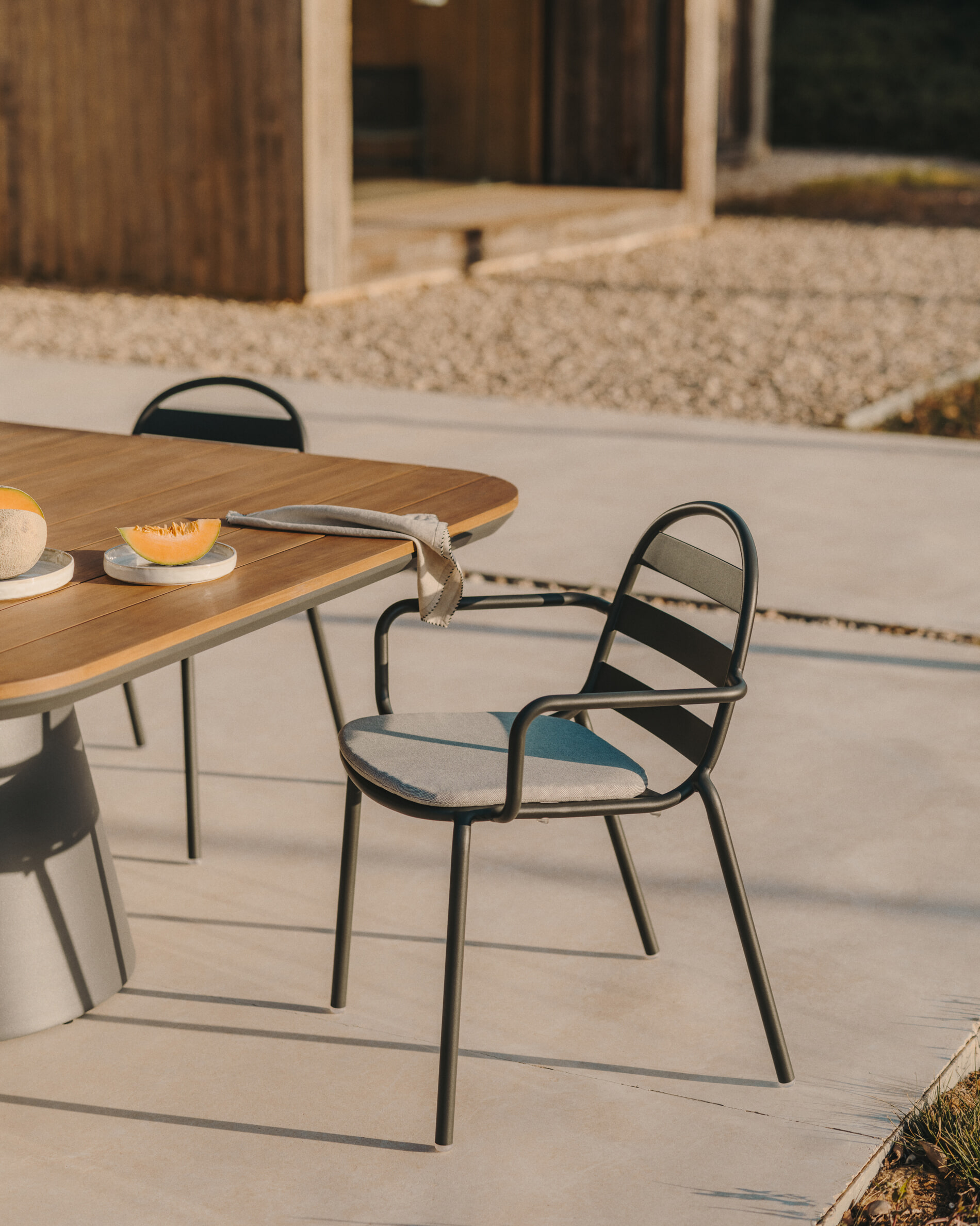 Kave Home Vierkante Tuintafel 'Tudons' Teakhout, 148 x 148cm