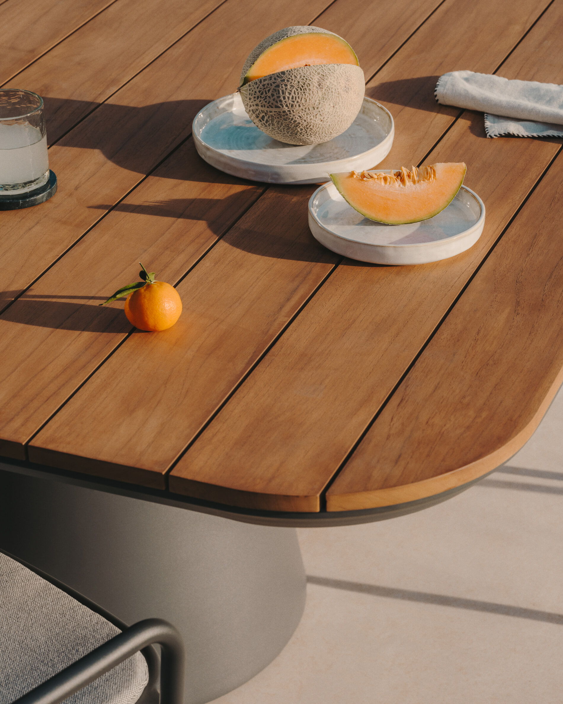 Kave Home Vierkante Tuintafel 'Tudons' Teakhout, 148 x 148cm