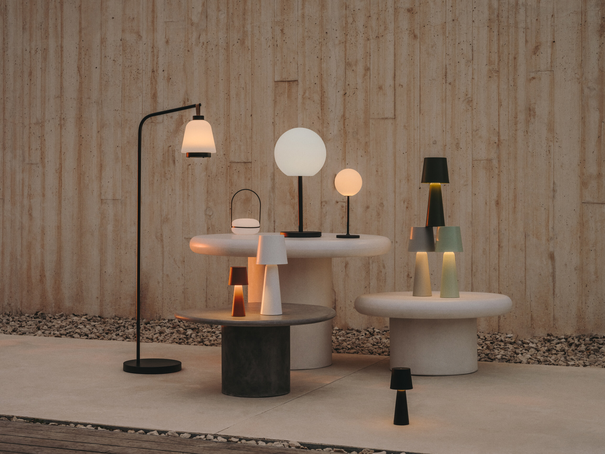 Kave Home Ronde Salontafel 'Addaia' Cement, 66cm