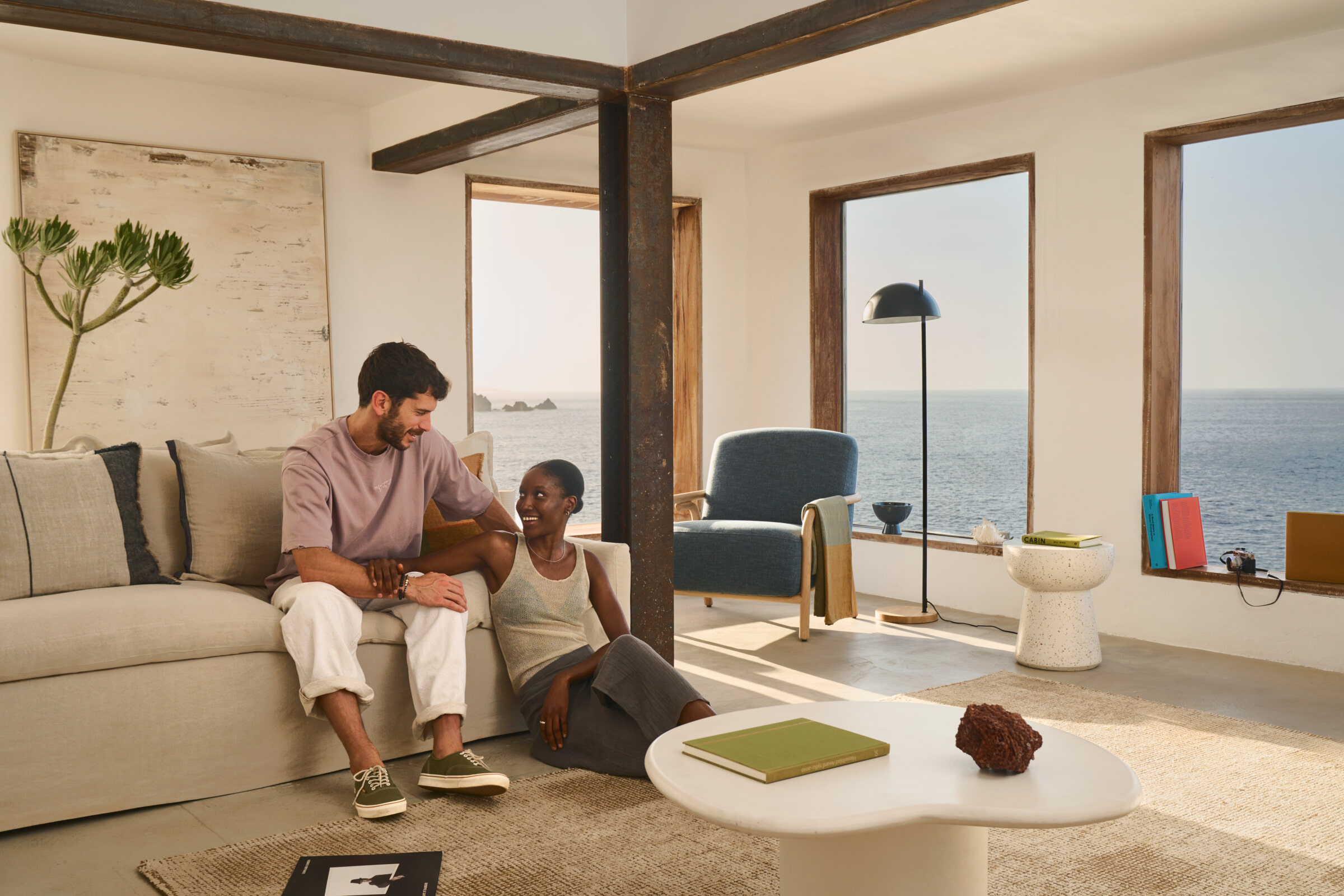 Kave Home Schilderij 'Silpa' XXL 200 x 120cm