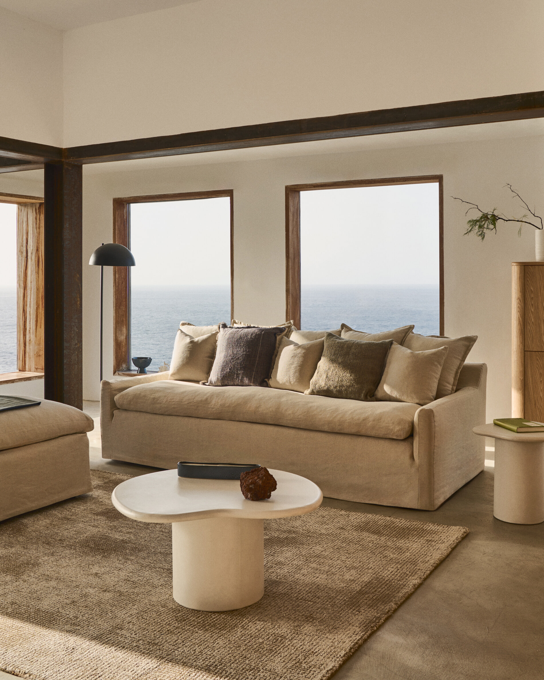 Kave Home Hocker 'Zenira' kleur Beige