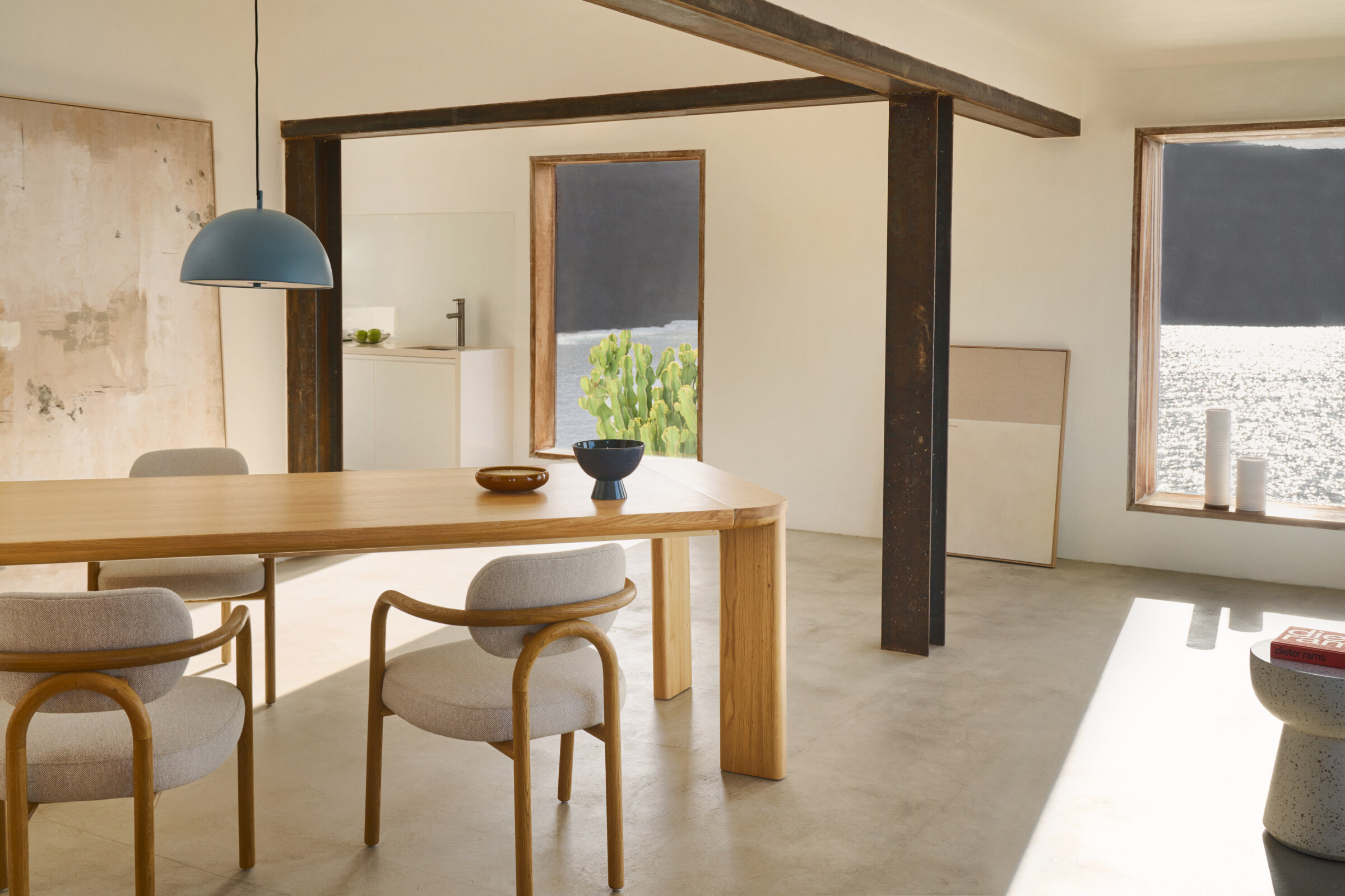 Kave Home Hanglamp 'Catlar' Metaal, kleur Lichtblauw