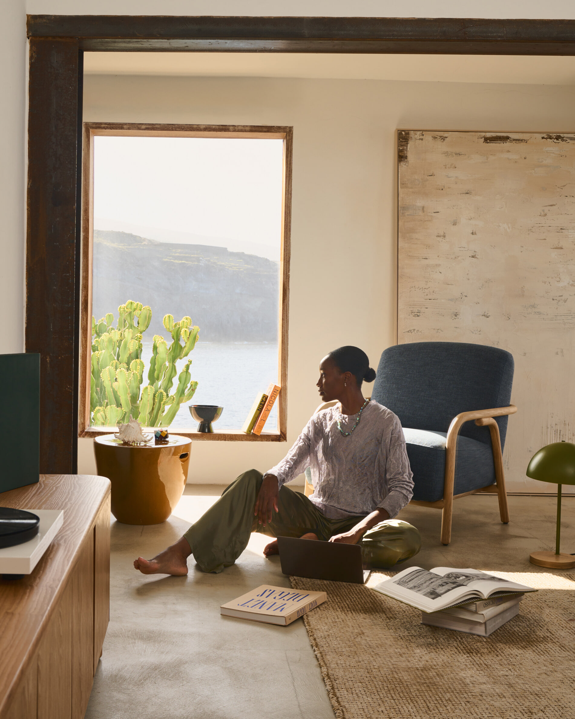 Kave Home Schilderij 'Silpa' XXL 200 x 120cm