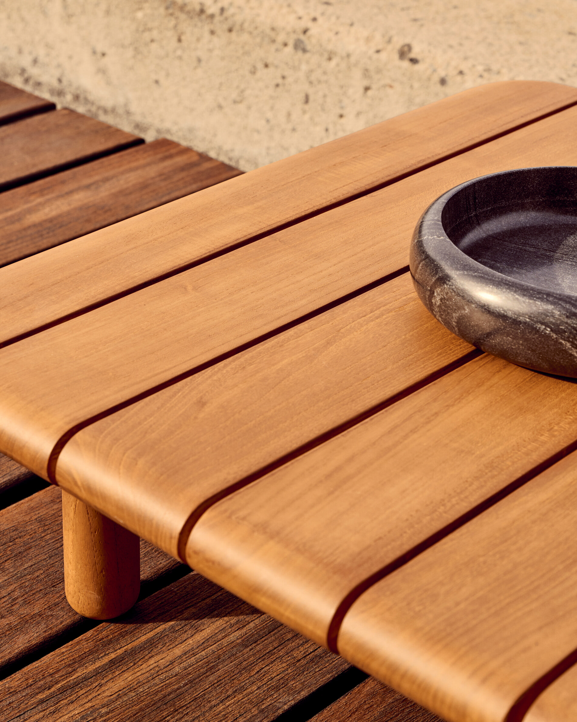 Kave Home Salontafel 'Turqueta' Teakhout, 140 x 70cm