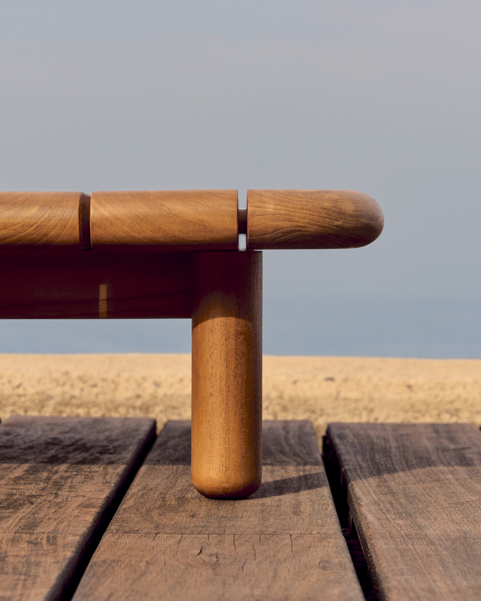 Kave Home Salontafel 'Turqueta' Teakhout, 140 x 70cm