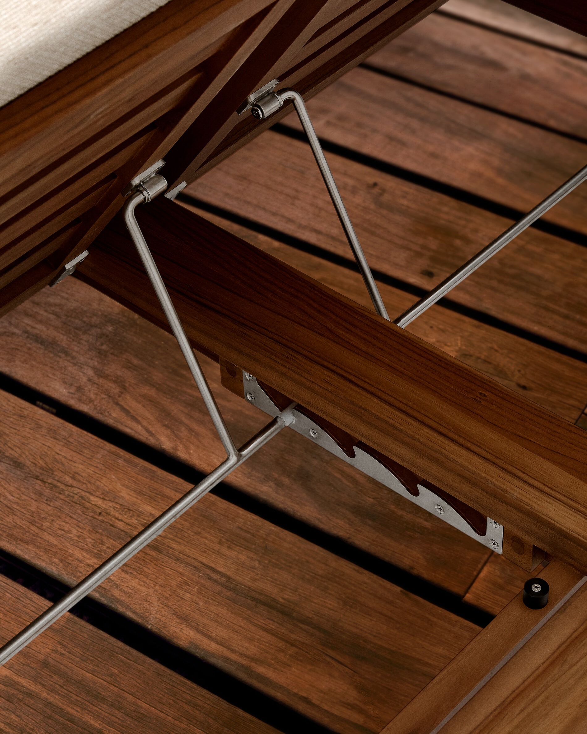 Kave Home 2-persoons Ligbed 'Turqueta' Teakhout