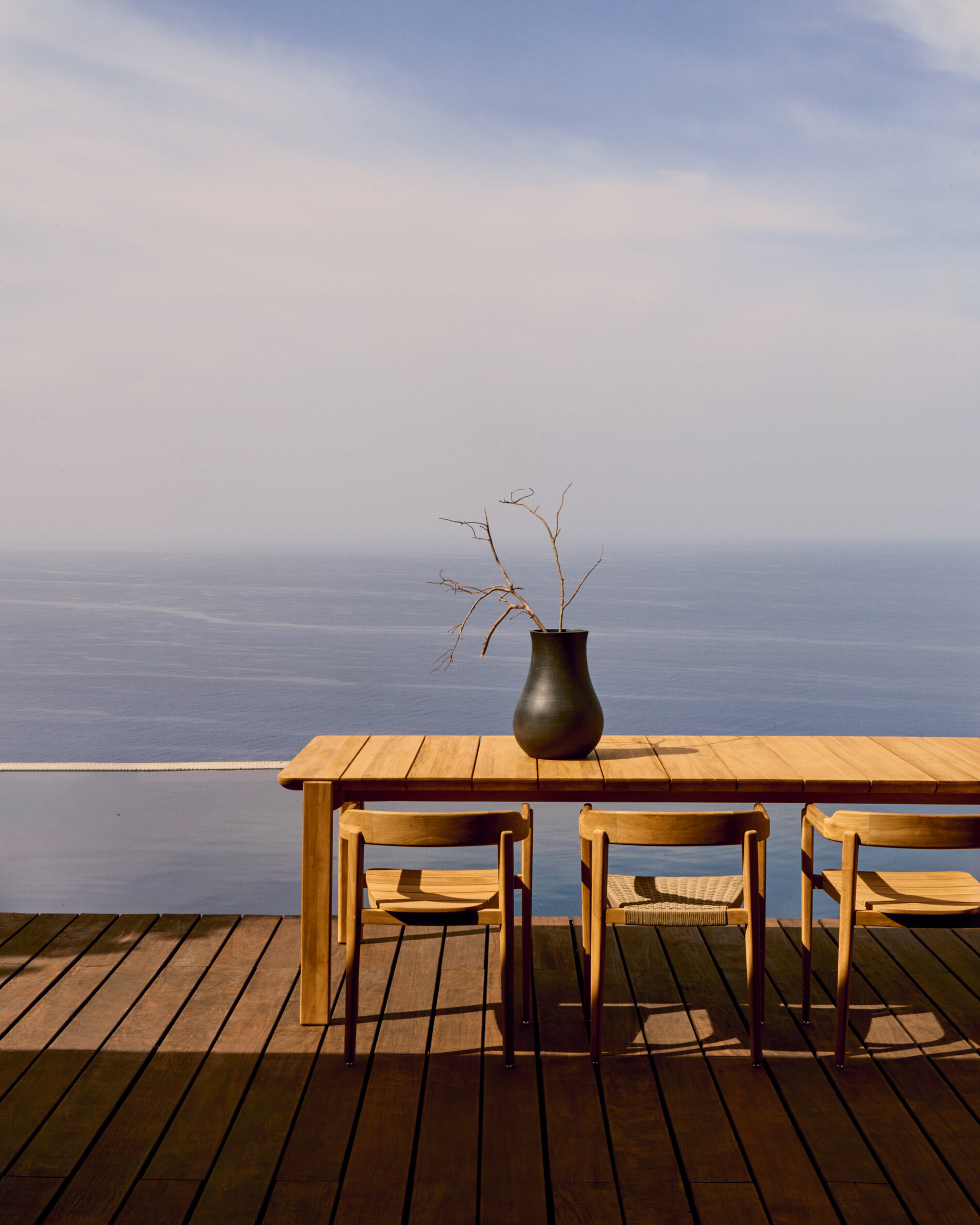 Kave Home Eetkamerstoel 'Icaro' Teakhout