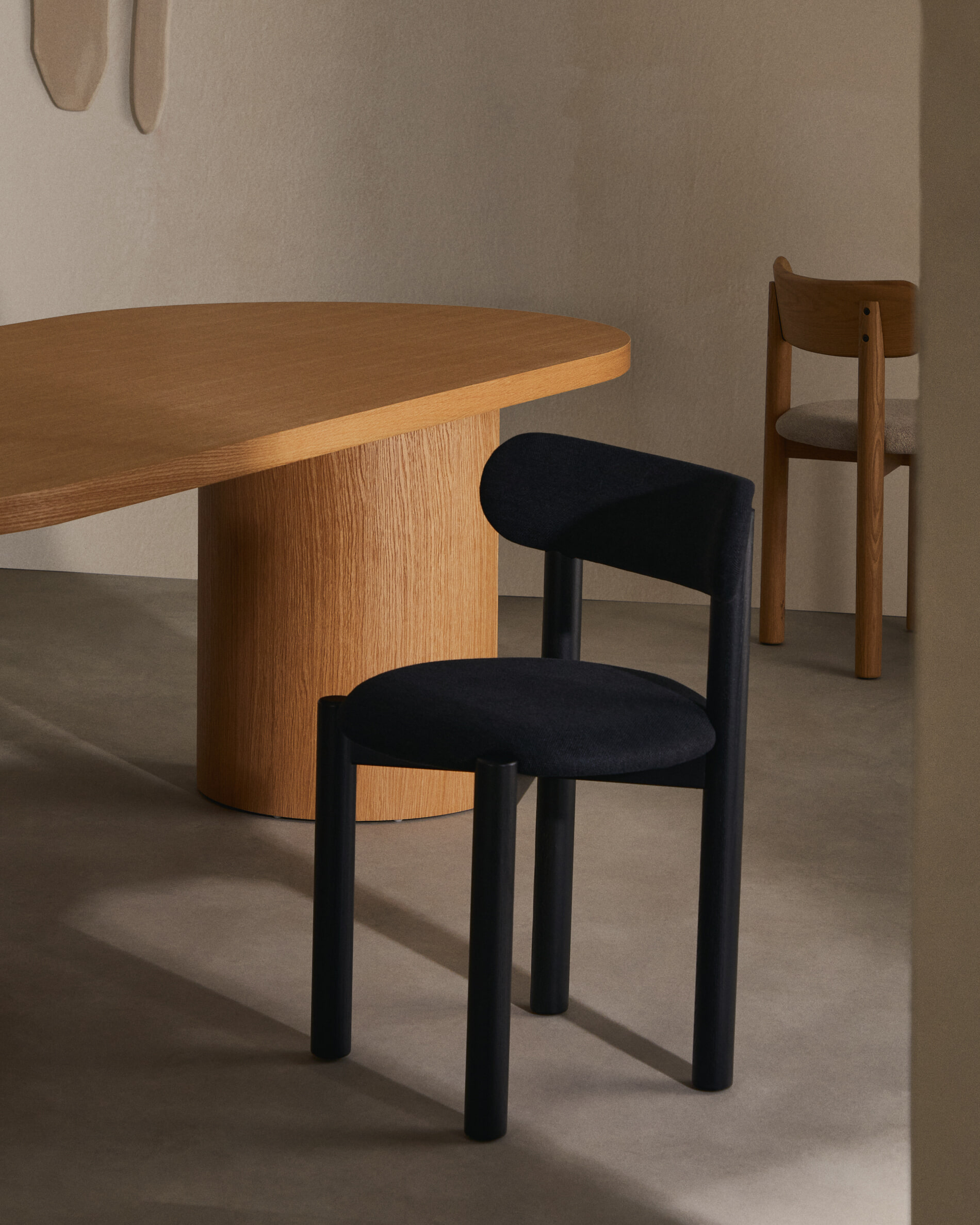Kave Home Ovale Eettafel 'Nealy' Eikenfineer, 200 x 100cm