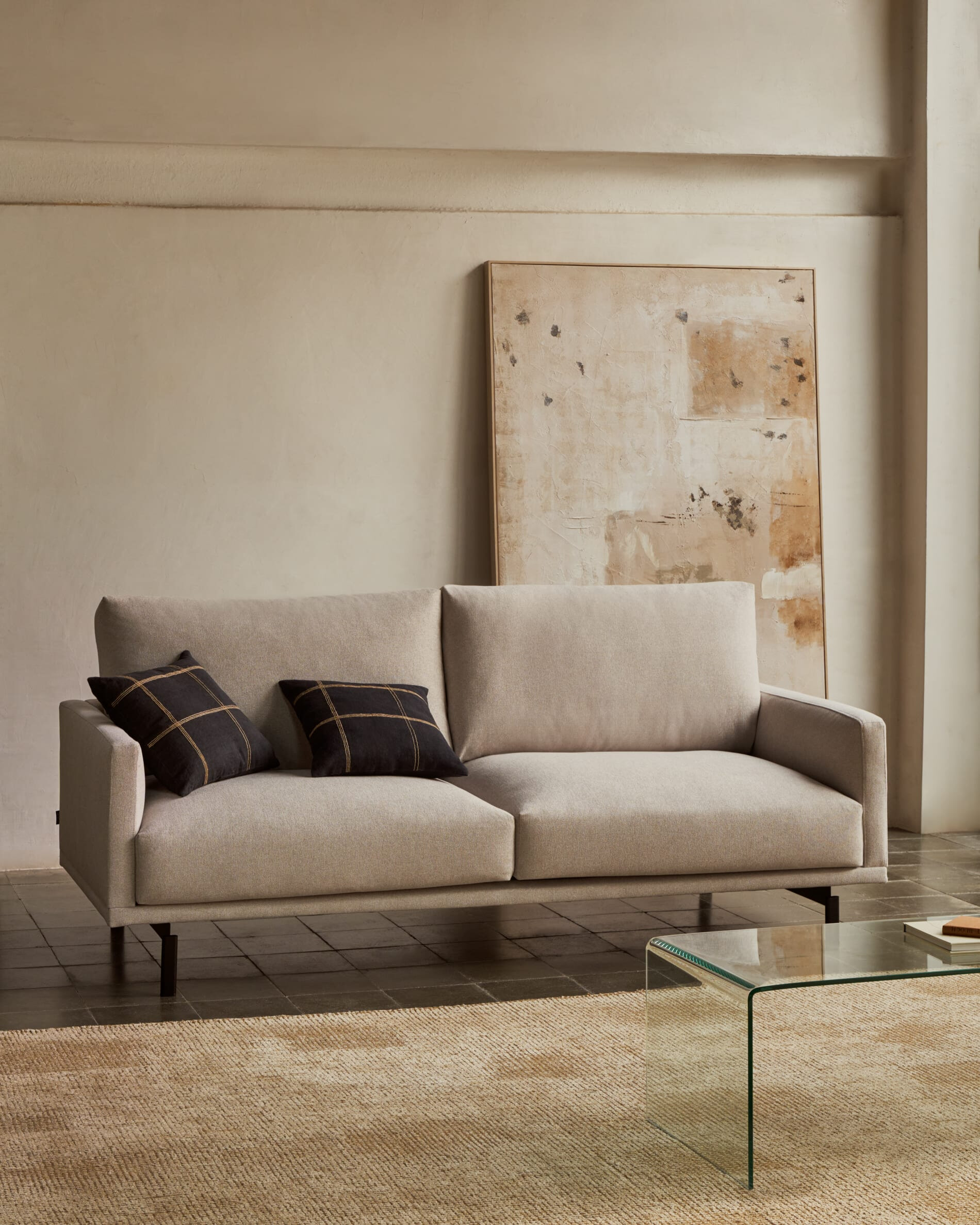 Kave Home Glazen Salontafel 'Burano', 110 x 50 cm