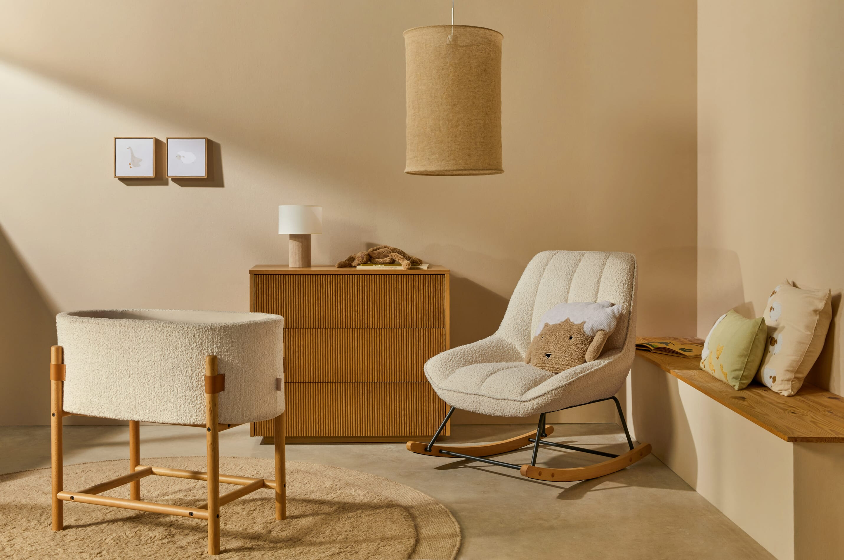 Kave Home Ladekast / Commode 'Helvine' Eiken, Met 3 laden